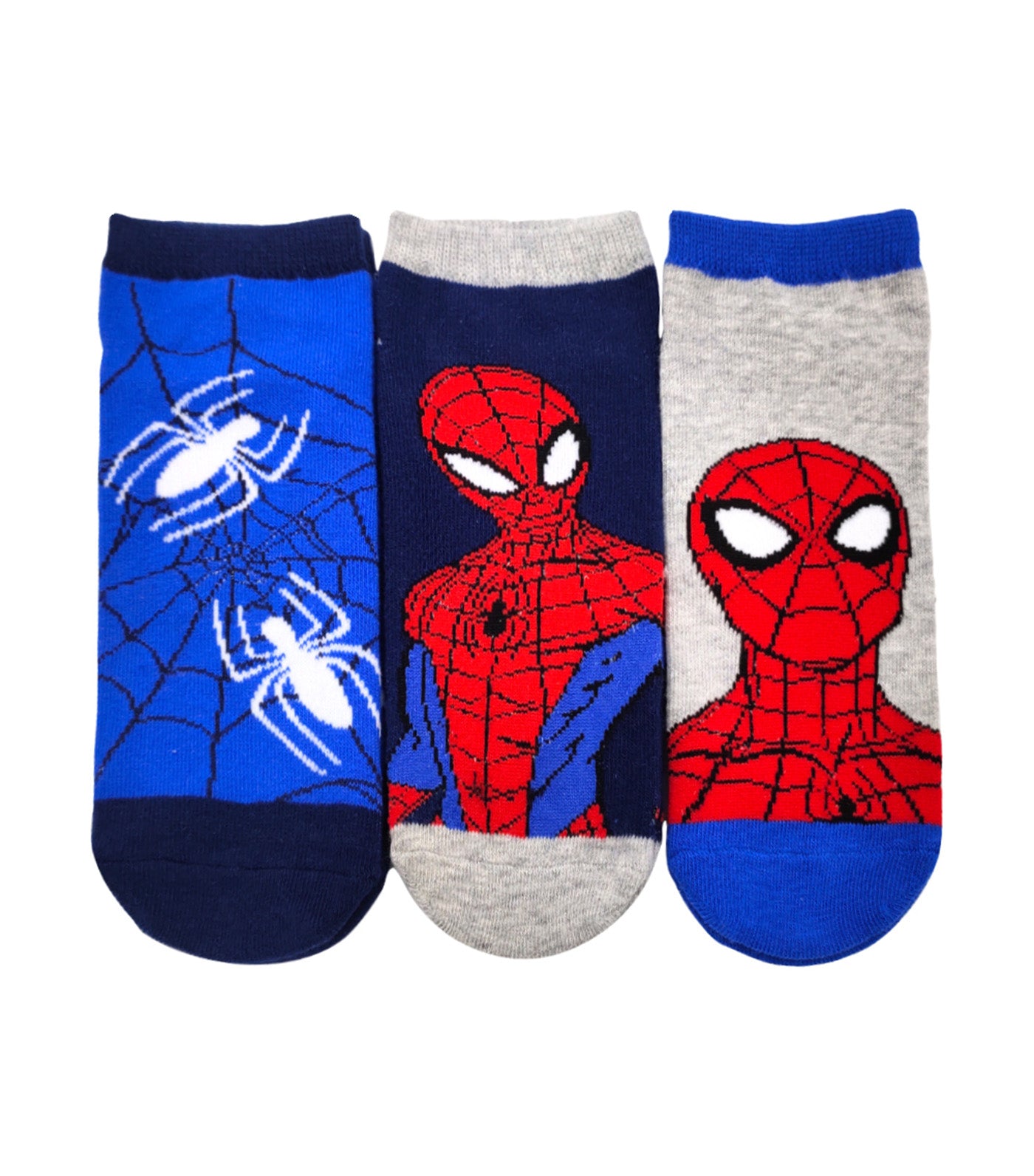 Lil Legends Sneaker Socks (3-Pair Pack) - Spider-Man Core Pop Socks