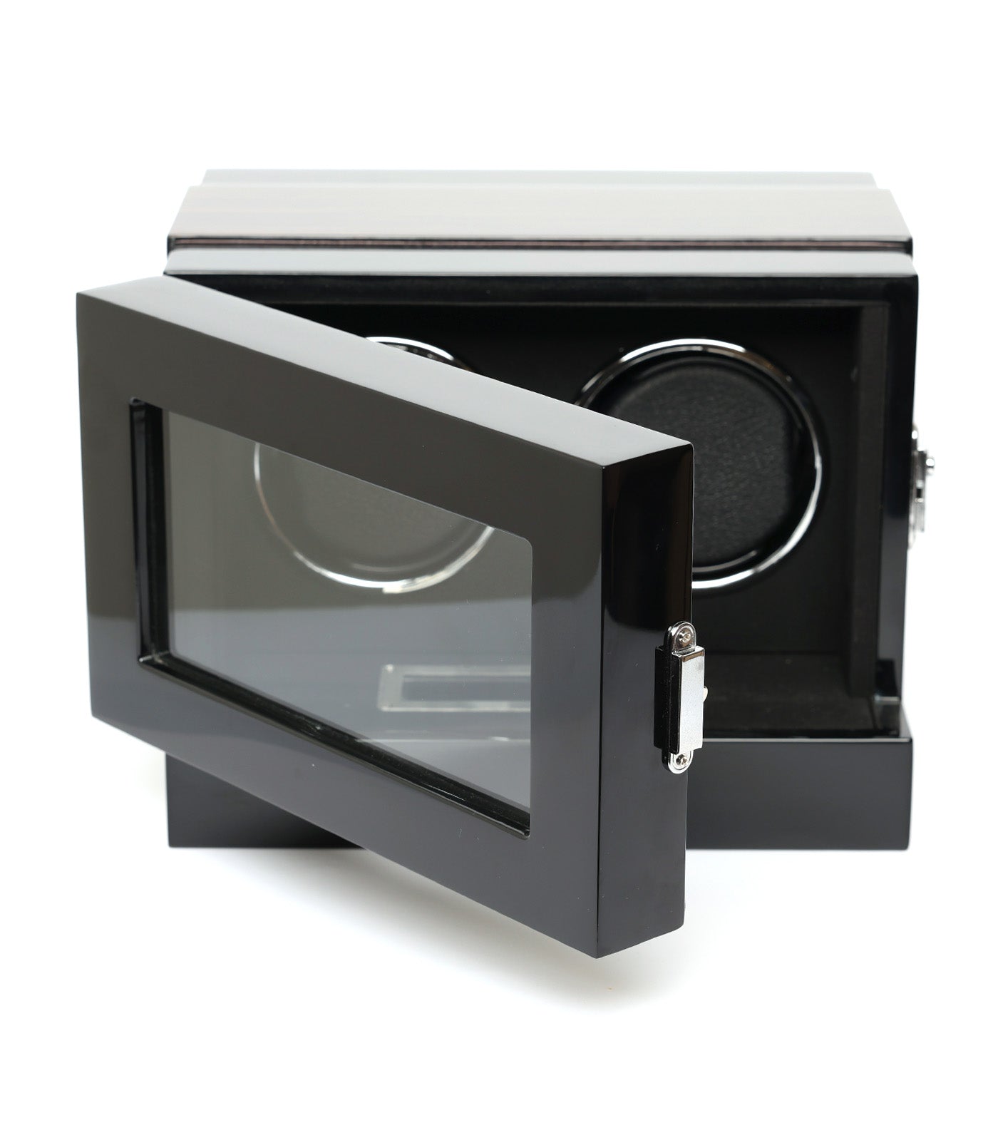 2 Rotor Watch Winder for 2 Watches Black