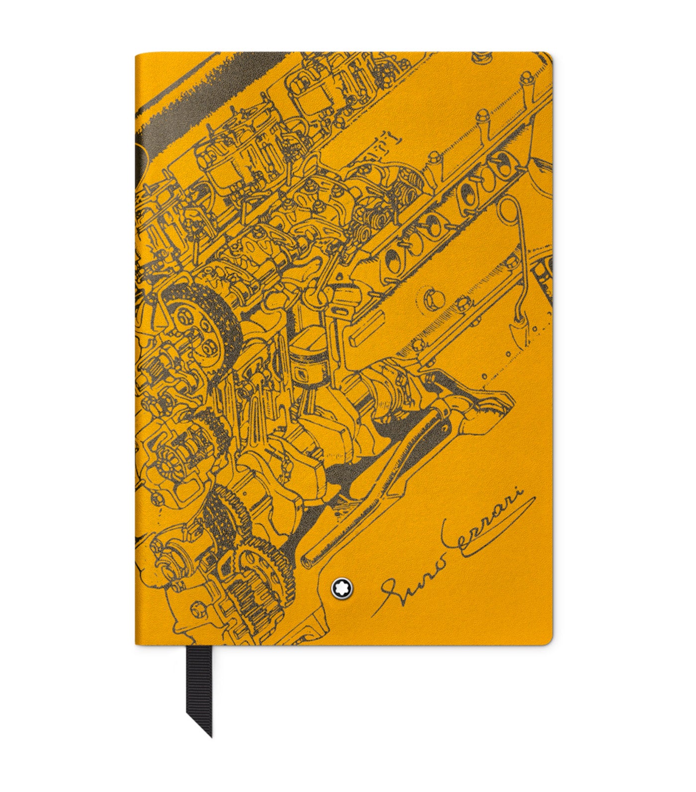 Notebook #146 Small, Great Characters Enzo Ferrari, Giallo Modena - Lined