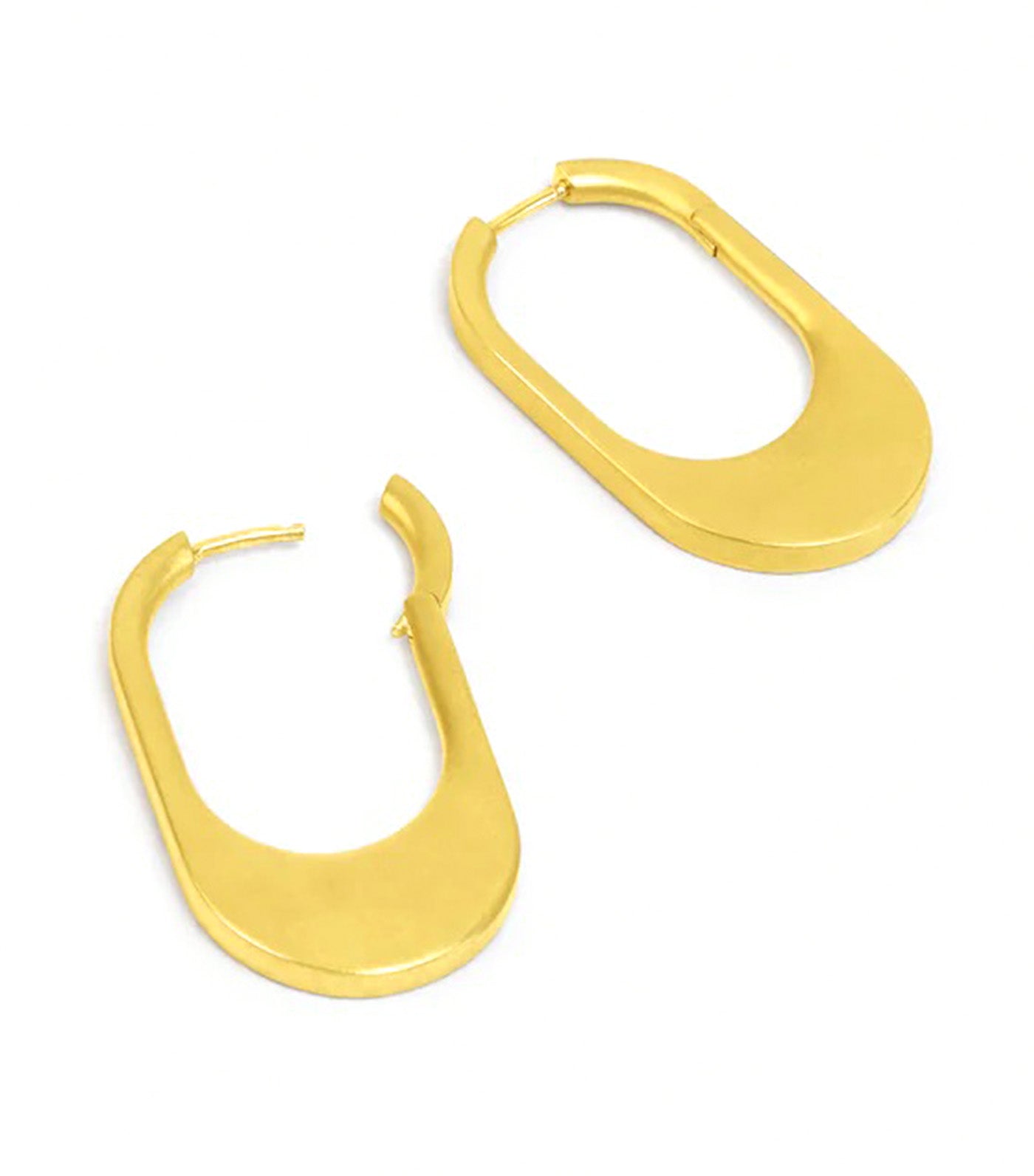 Crosby Hinged Hoops Gold