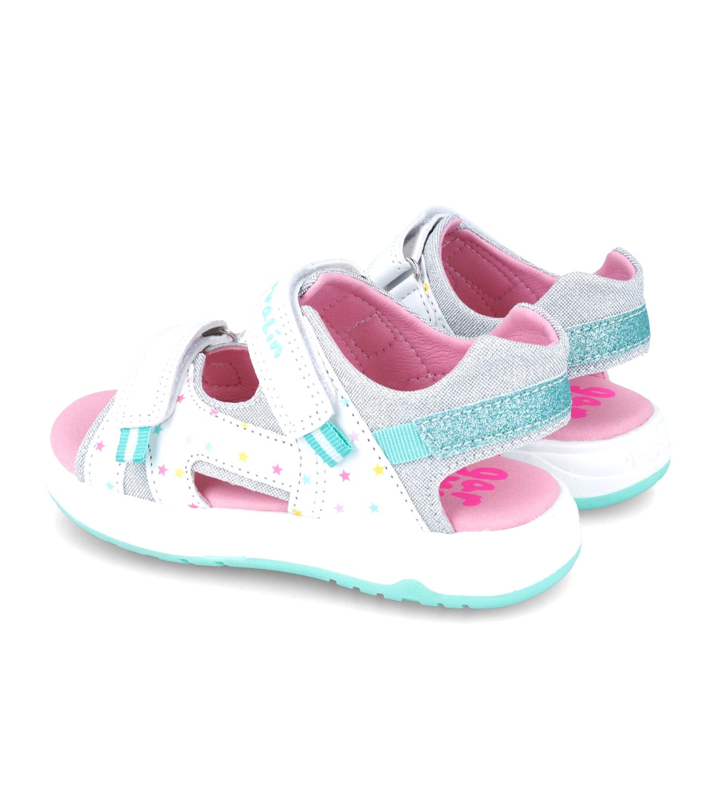 Sandalia Puntos White Multi