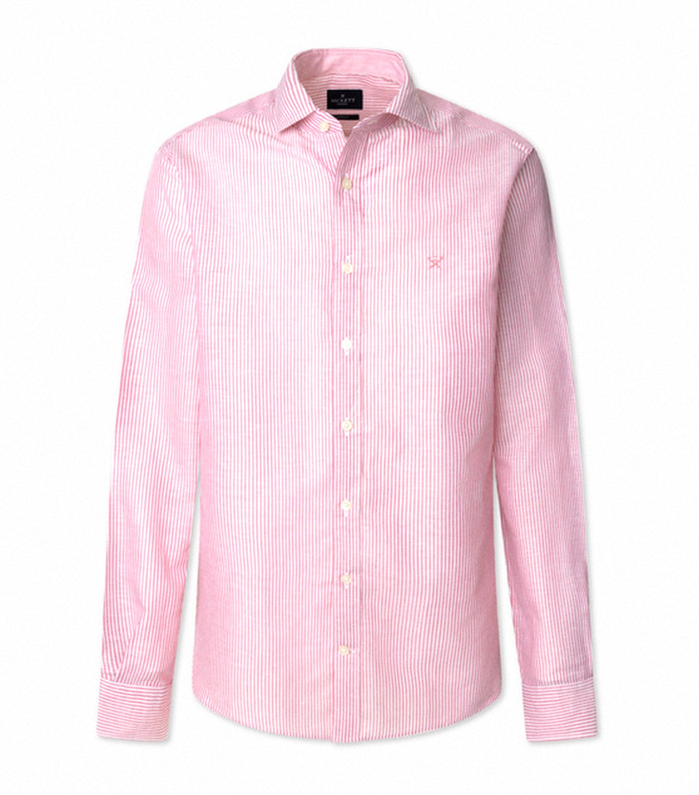 Tailored Fit Linen Bengal Stripe Shirt