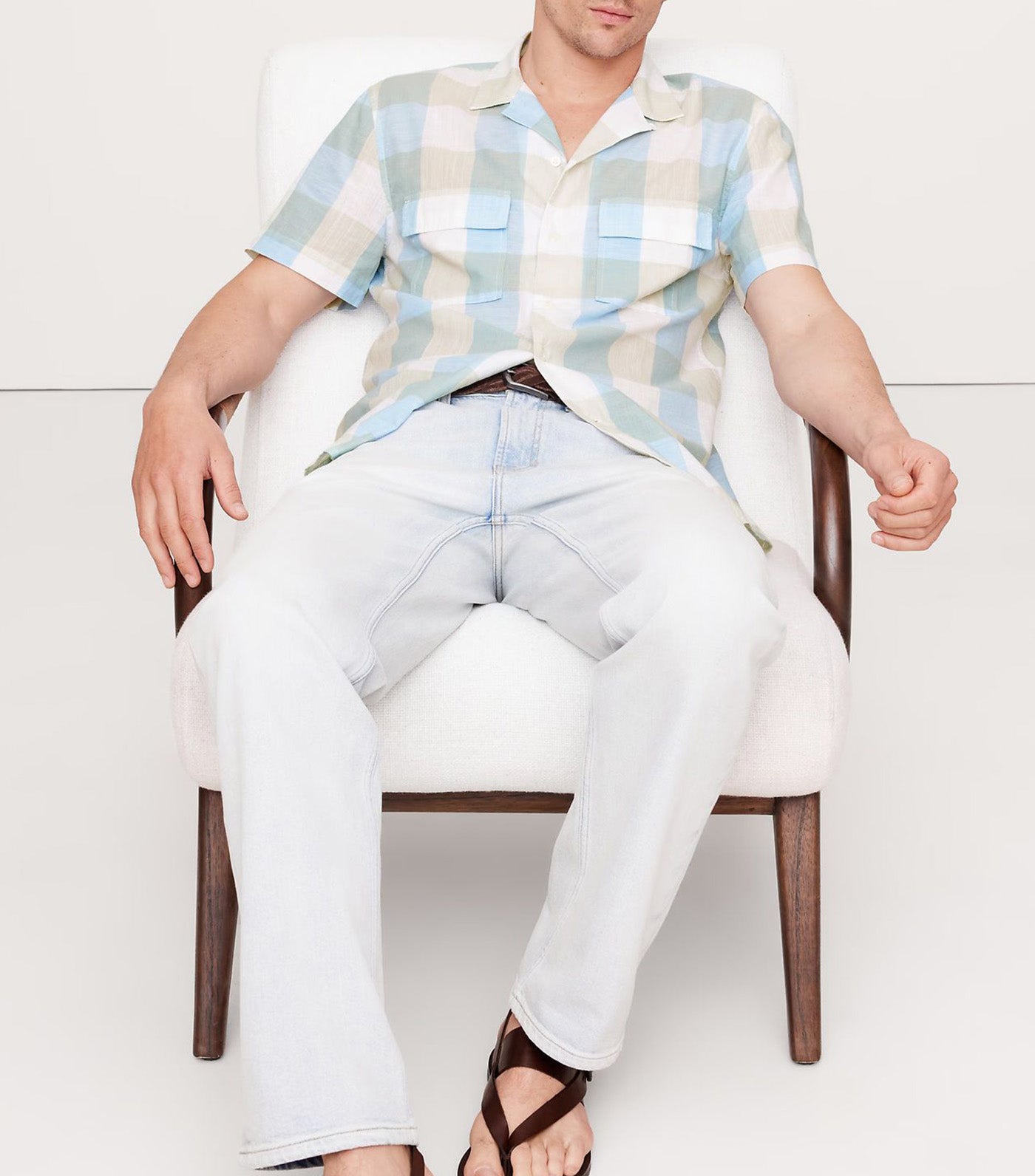 Standard-Fit Lightweight Cotton Resort Shirt