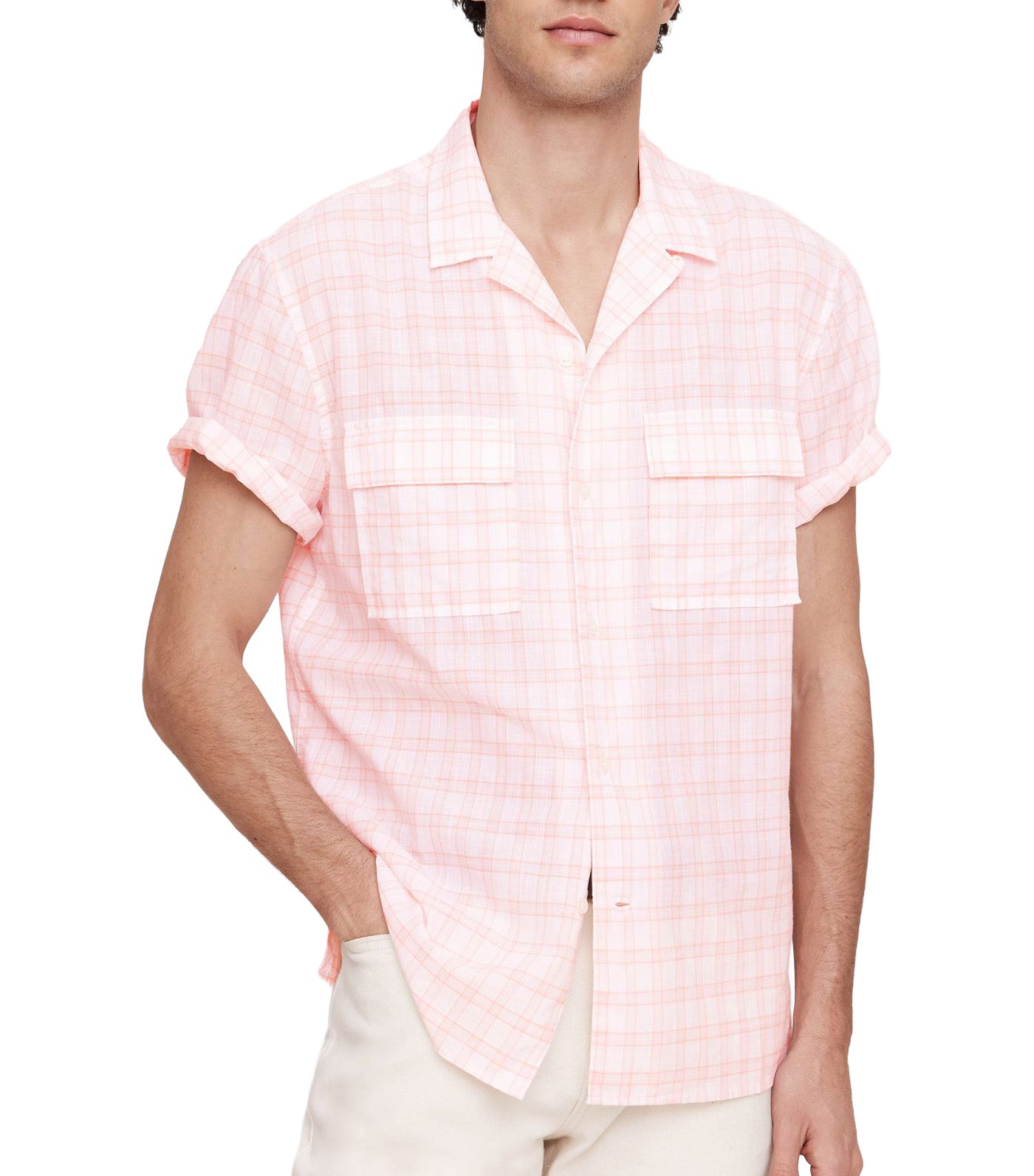 Standard-Fit Lightweight Cotton Resort Shirt