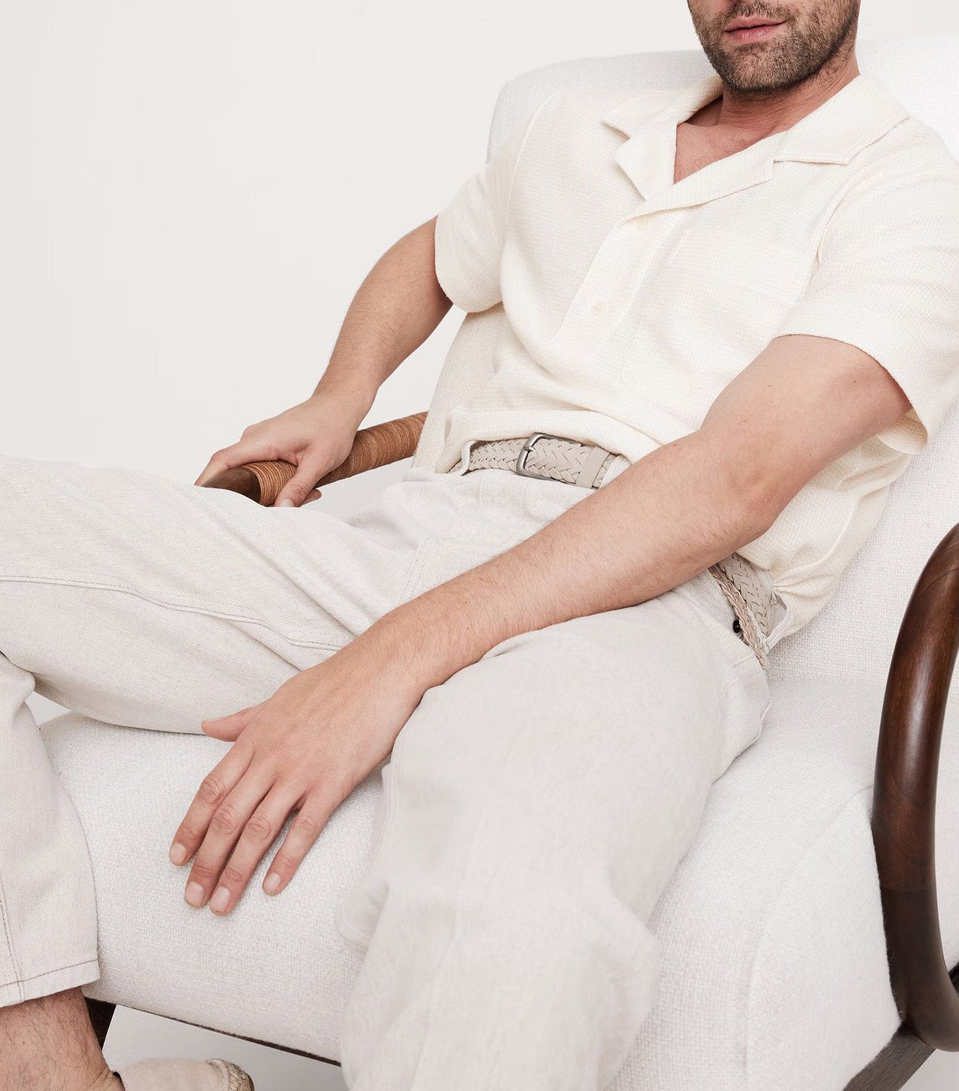 Waffle-Weave Resort Polo