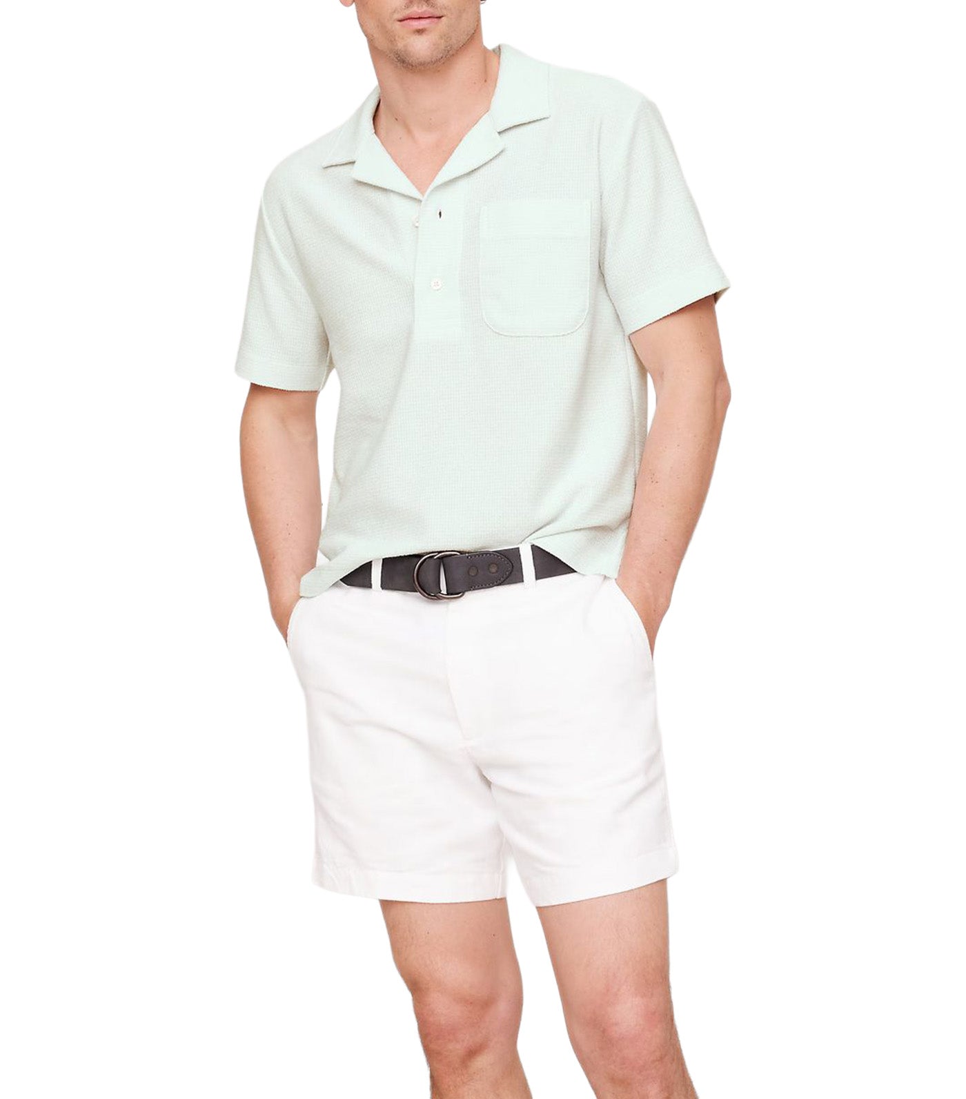 Waffle-Weave Resort Polo