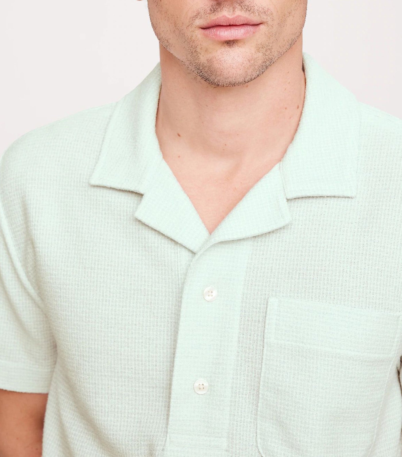 Waffle-Weave Resort Polo