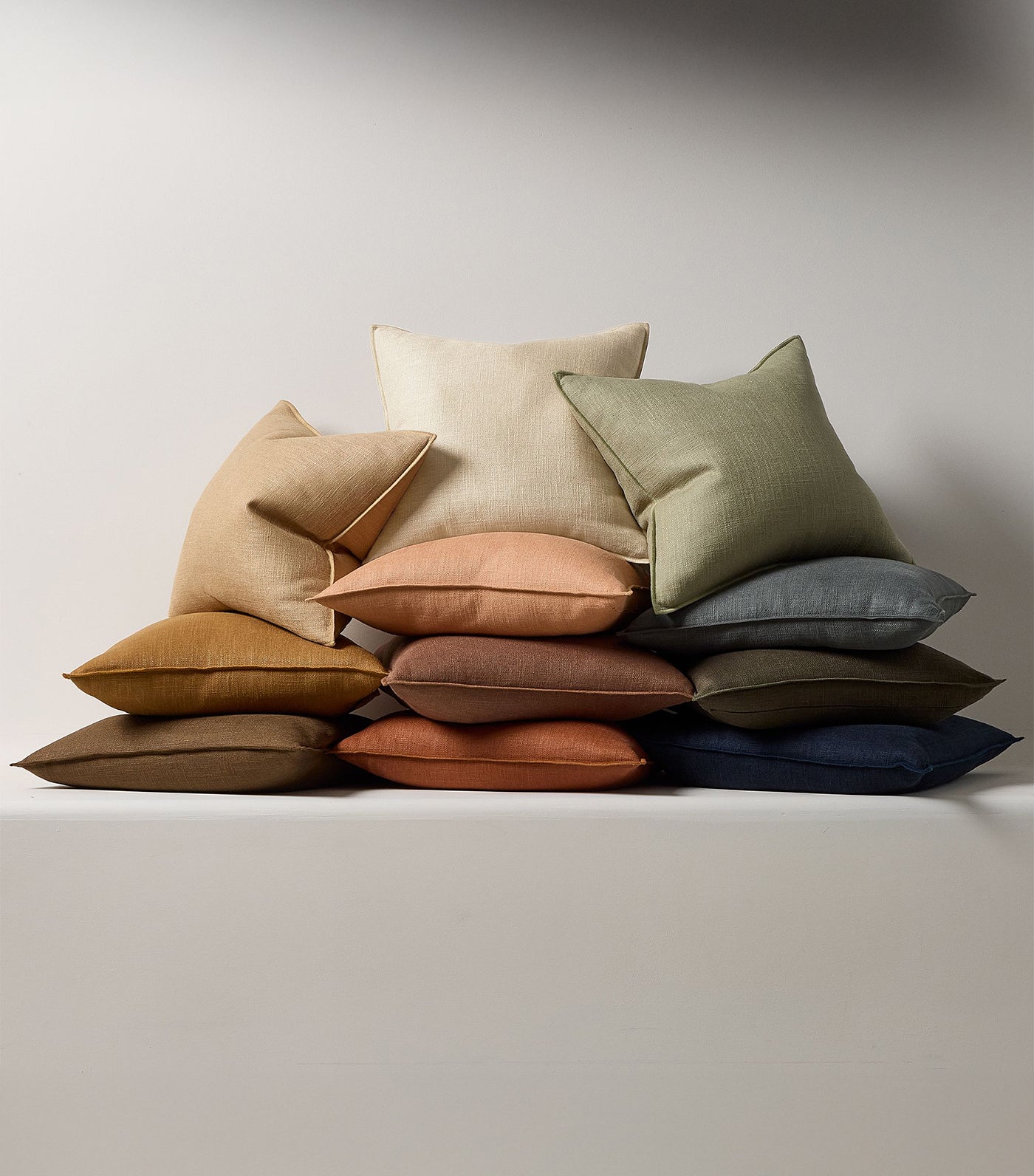 Classic Linen Pillow Cover Aegean