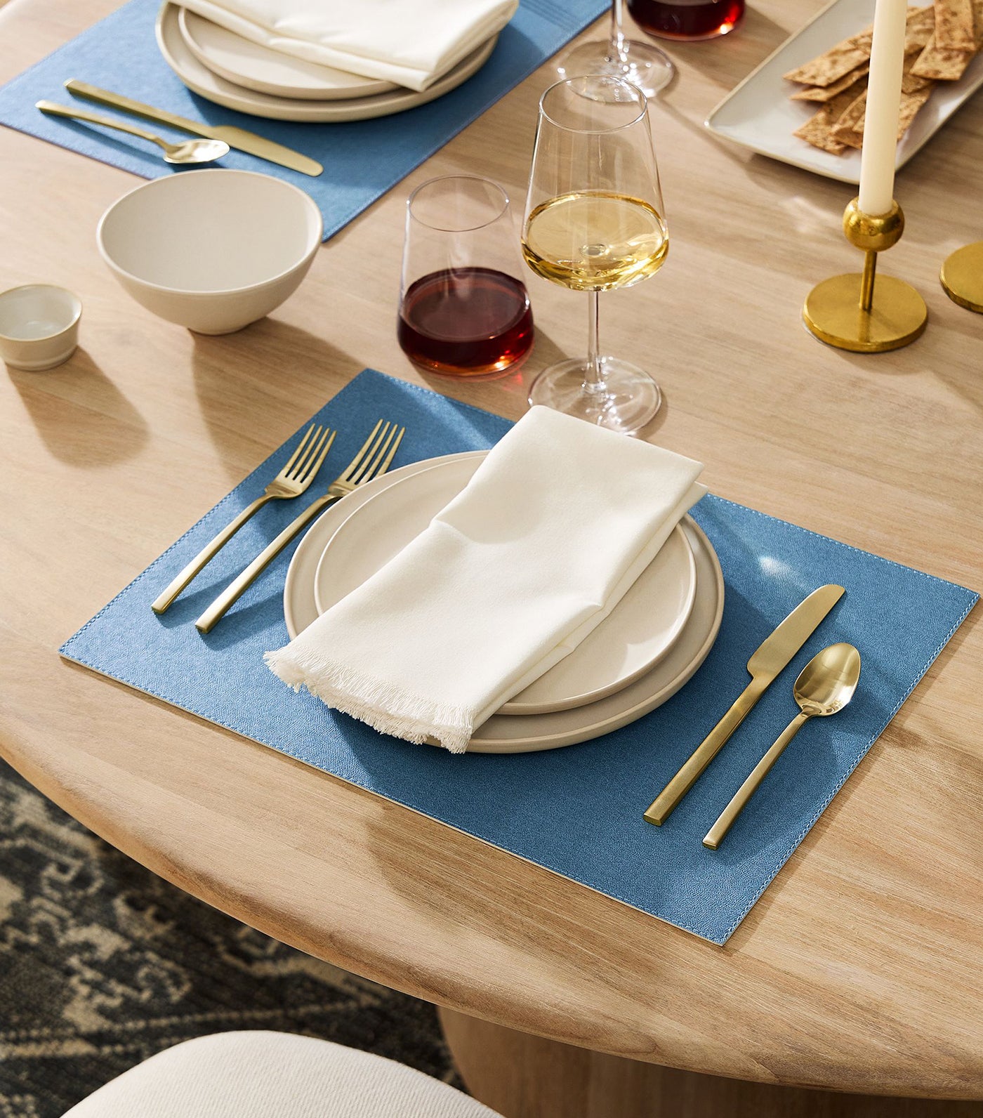 Denim Texture Easy-Care Placemat