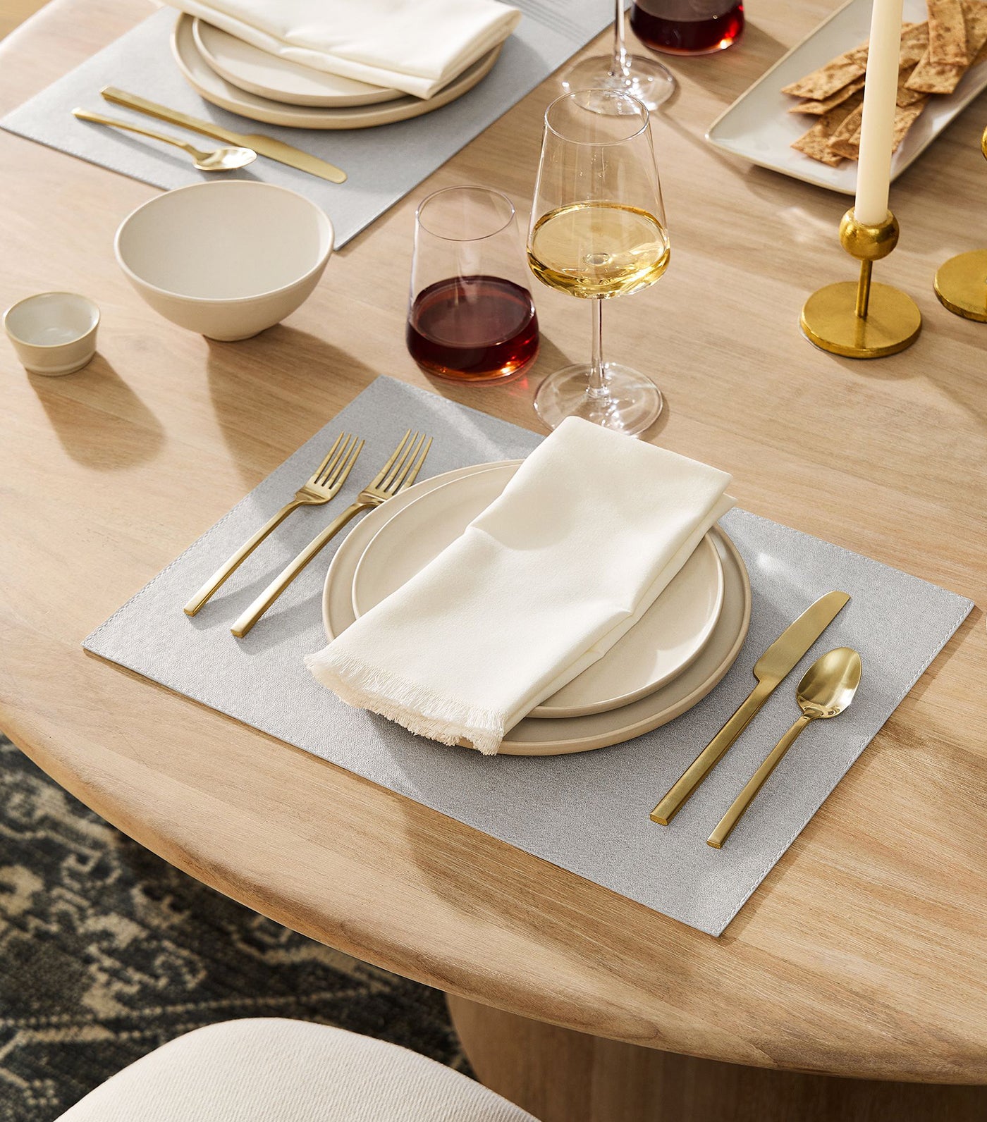 Denim Texture Easy-Care Placemat