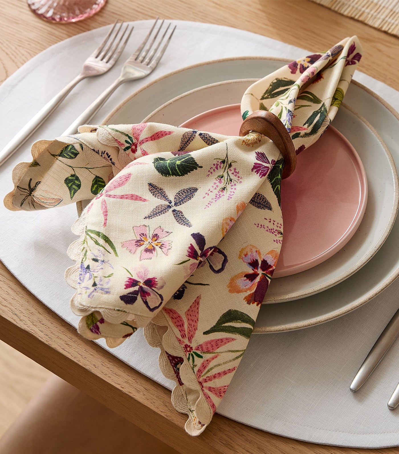 Lulie Wallace Floral Table Linen Collection