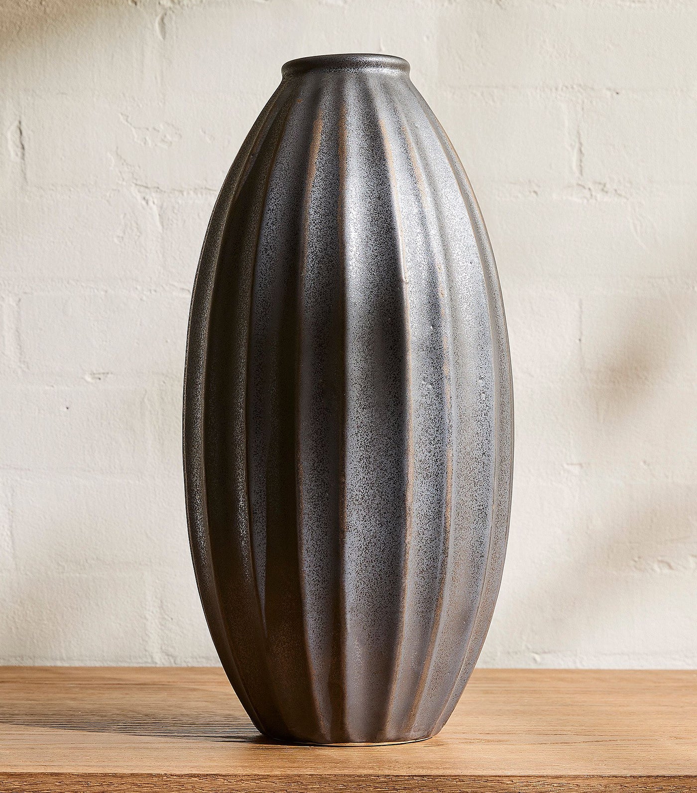 Metallic Ceramic Bud Vases