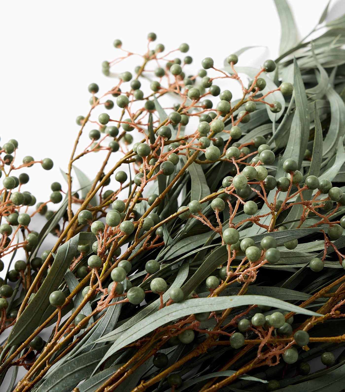 Faux Lacquer Berry Branch