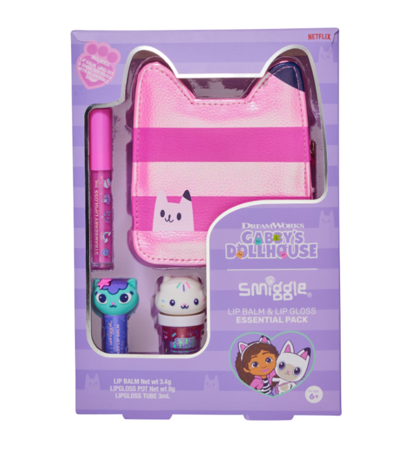 Gabby's Dollhouse Lip Essentials Gift Pack