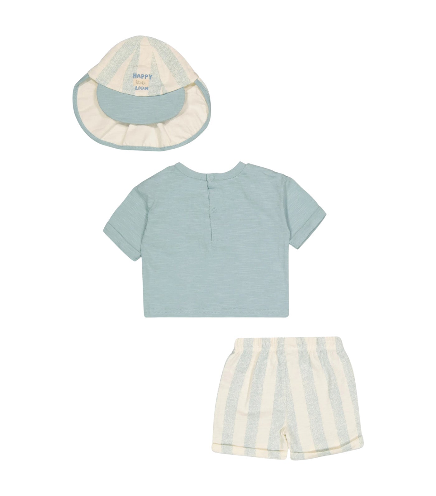 3-Peice Set of T-Shirt, Short & Hat