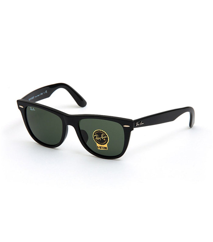 Ray-Ban RB2140F/901 Original Wayfarer M Black/Green | Rustan's