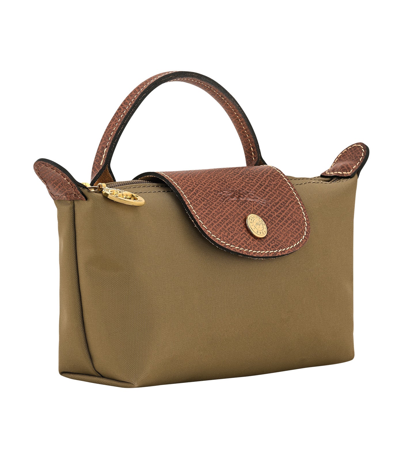Le Pliage Original Pouch with Handle Olive