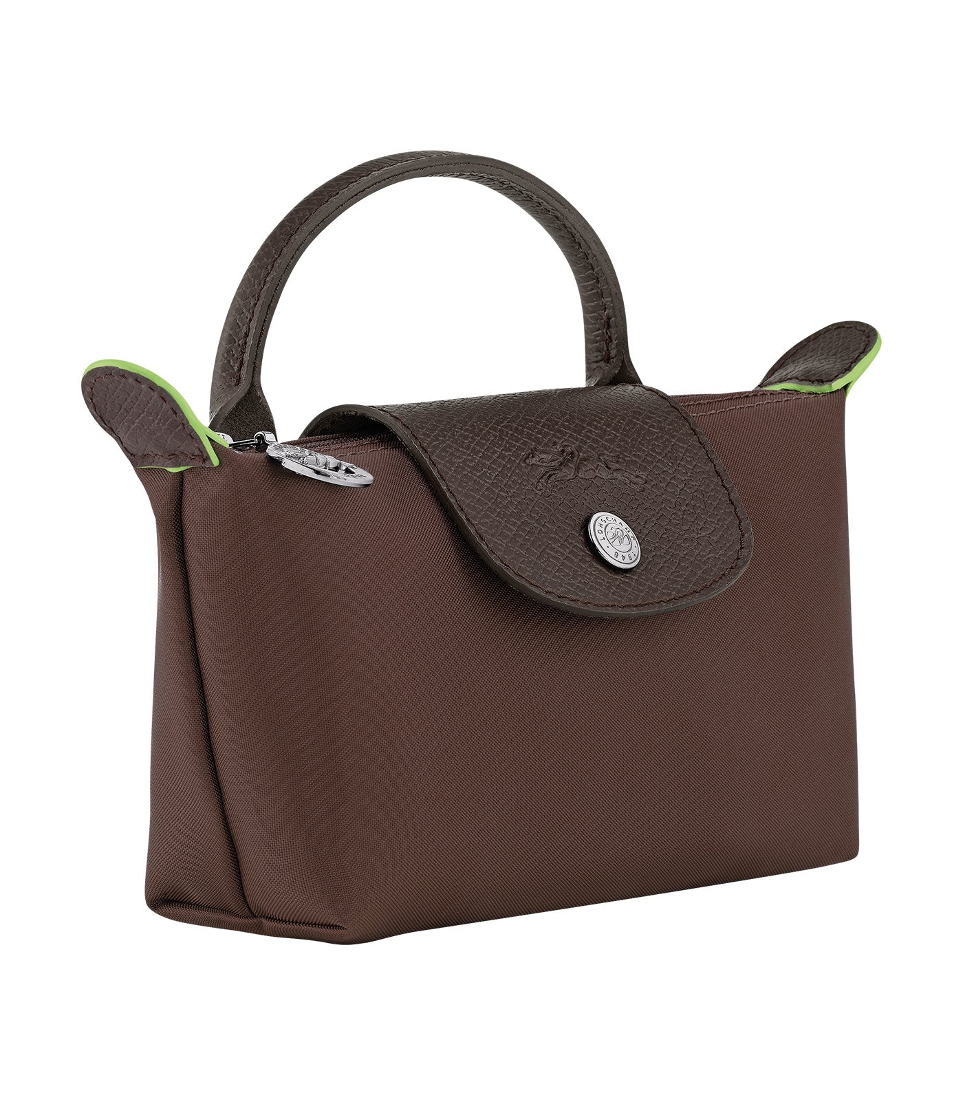 Le Pliage Green Pouch with Handle