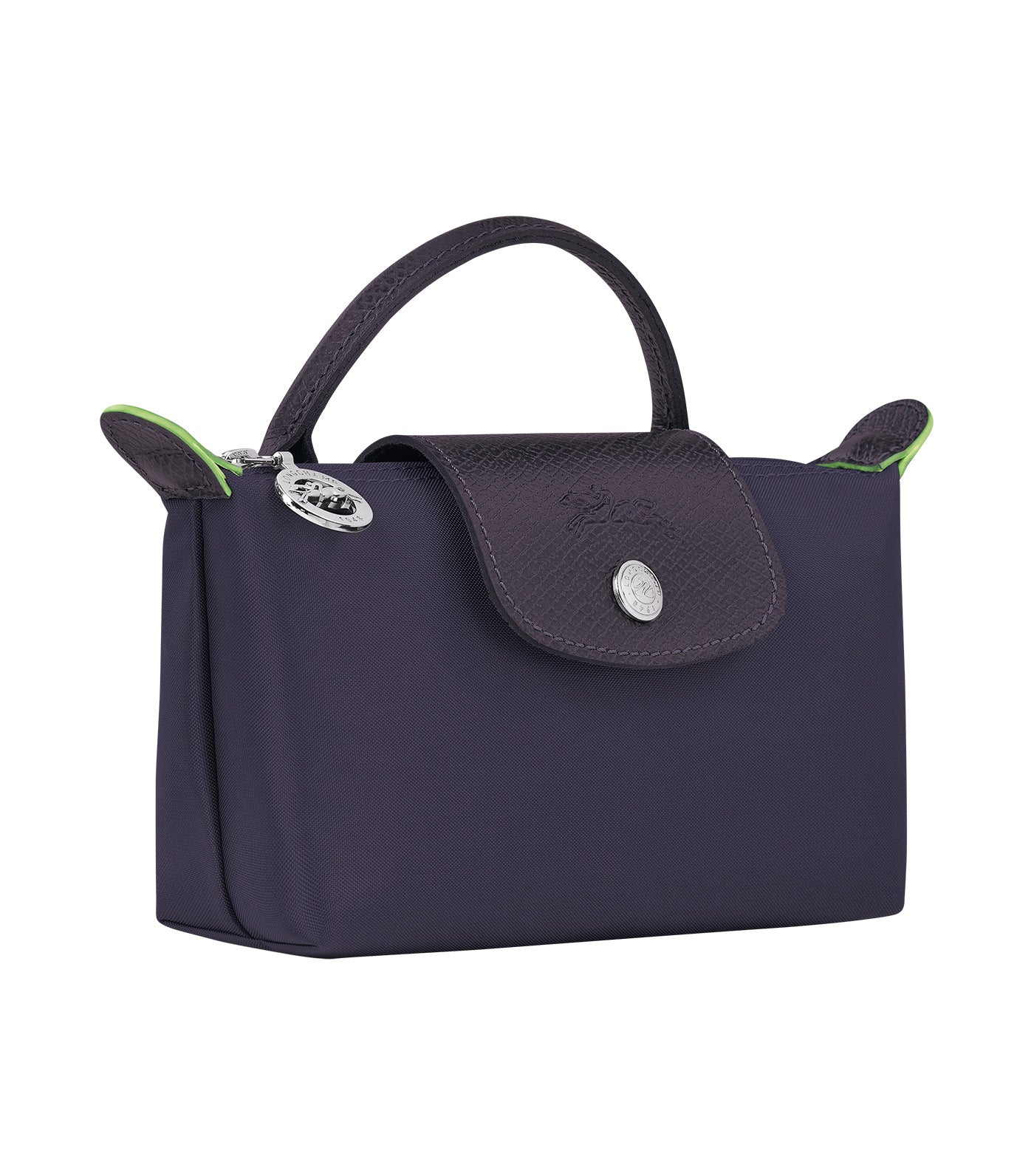 Le Pliage Green Pouch with Handle Bilberry