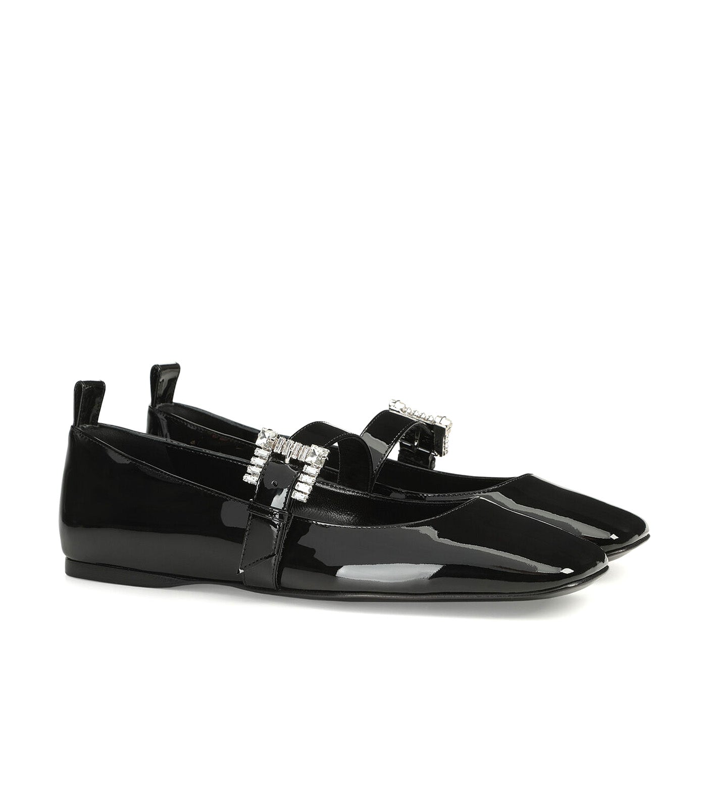 sr Twenty Buckle Ballerinas