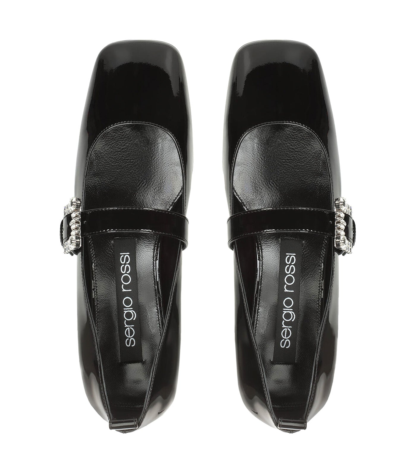 Sergio Rossi sr Twenty Buckle Ballerinas | Rustan's