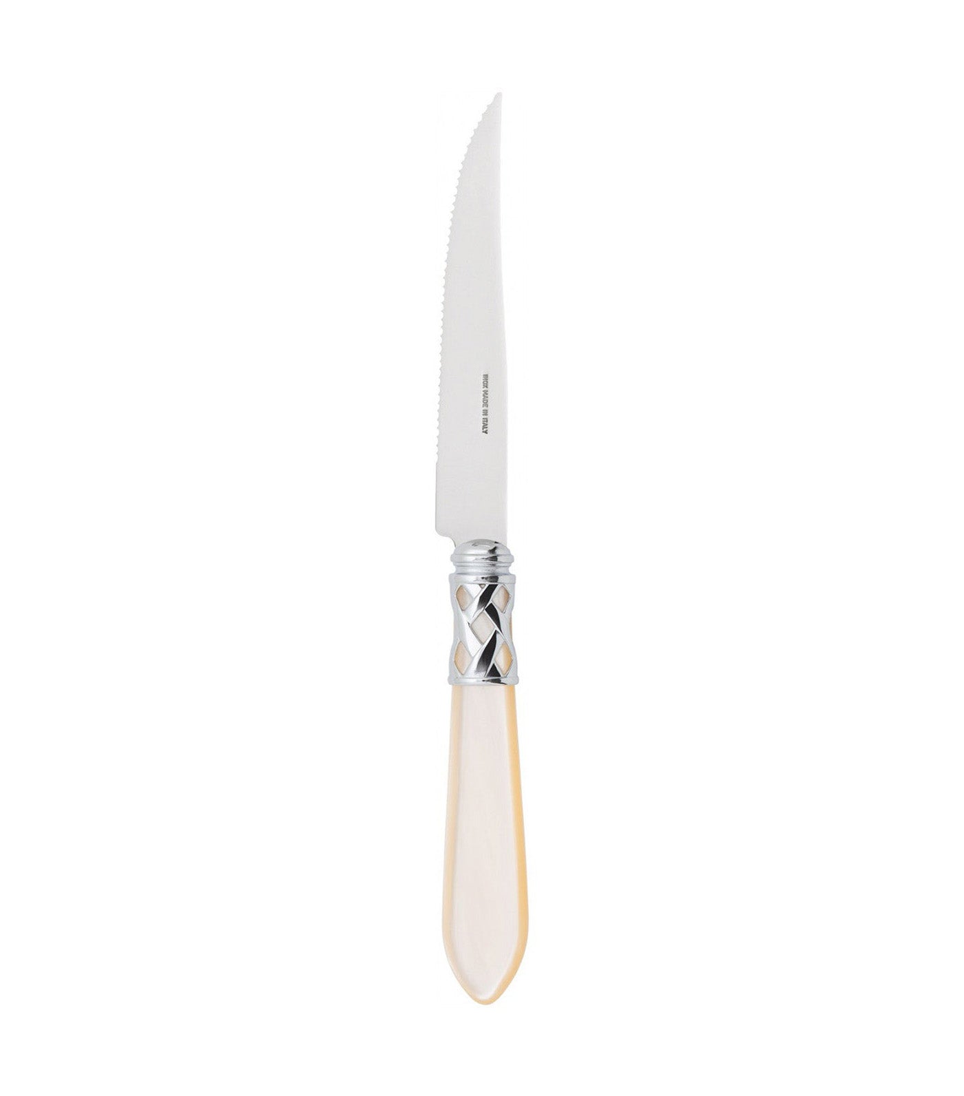Aladdin Chromed Ring Cutlery Ivory