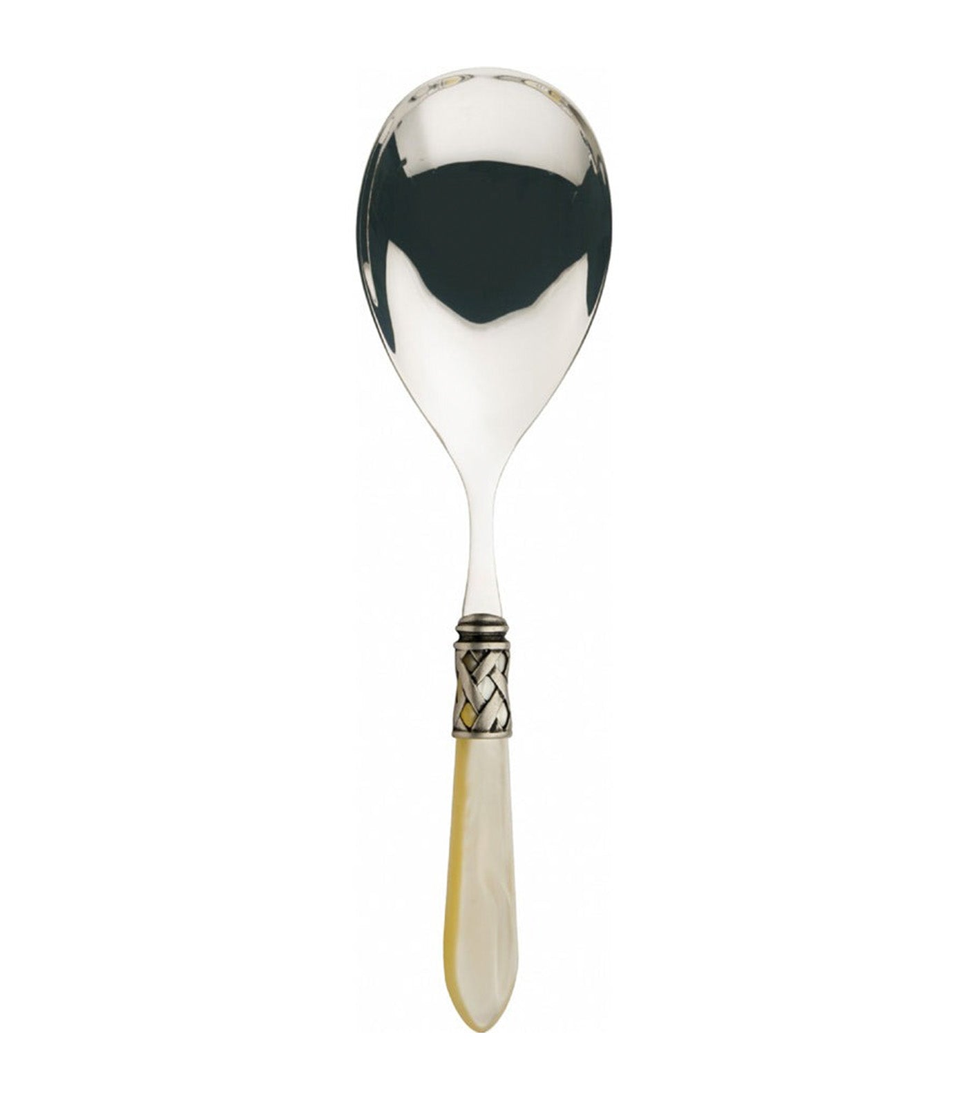 Aladdin Chromed Ring Cutlery Ivory