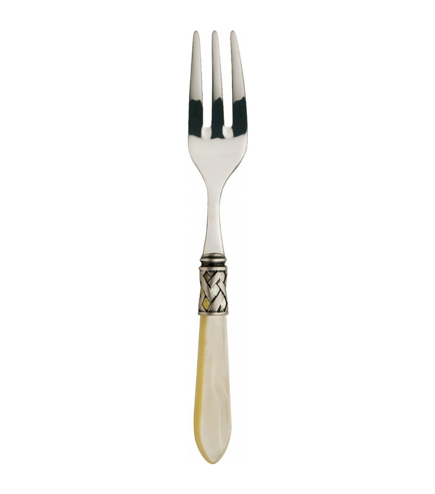 Aladdin Chromed Ring Cutlery Ivory