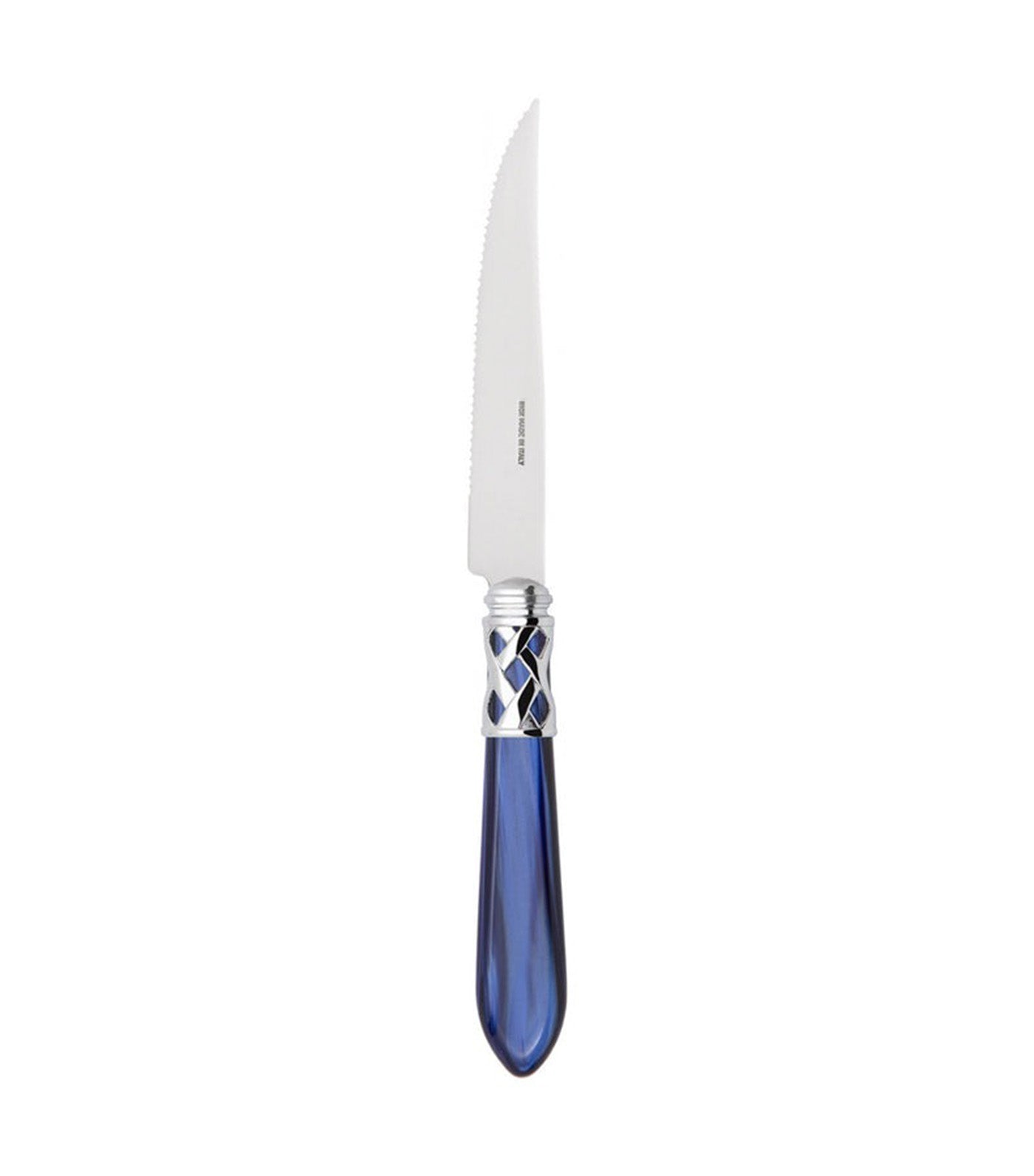 Aladdin Chromed Ring Cutlery Blue