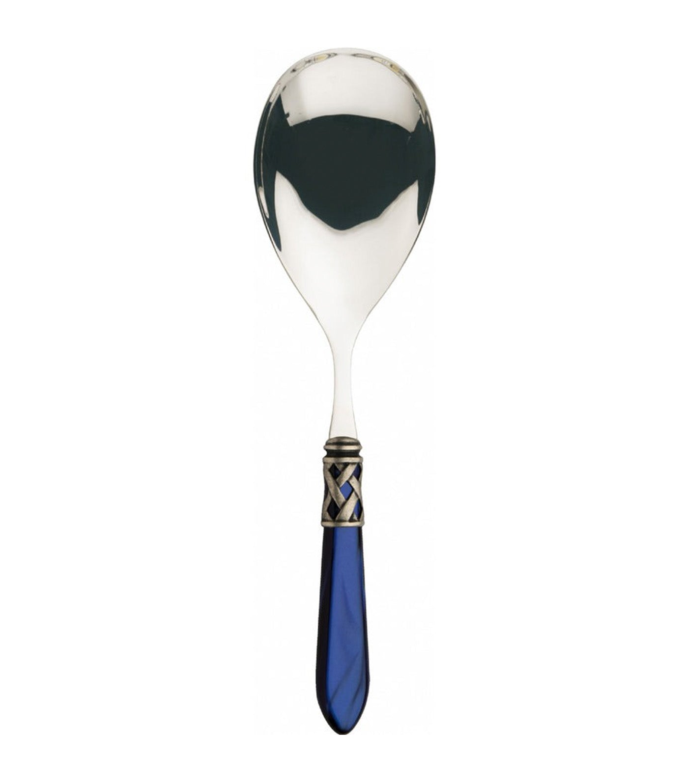 Aladdin Chromed Ring Cutlery Blue