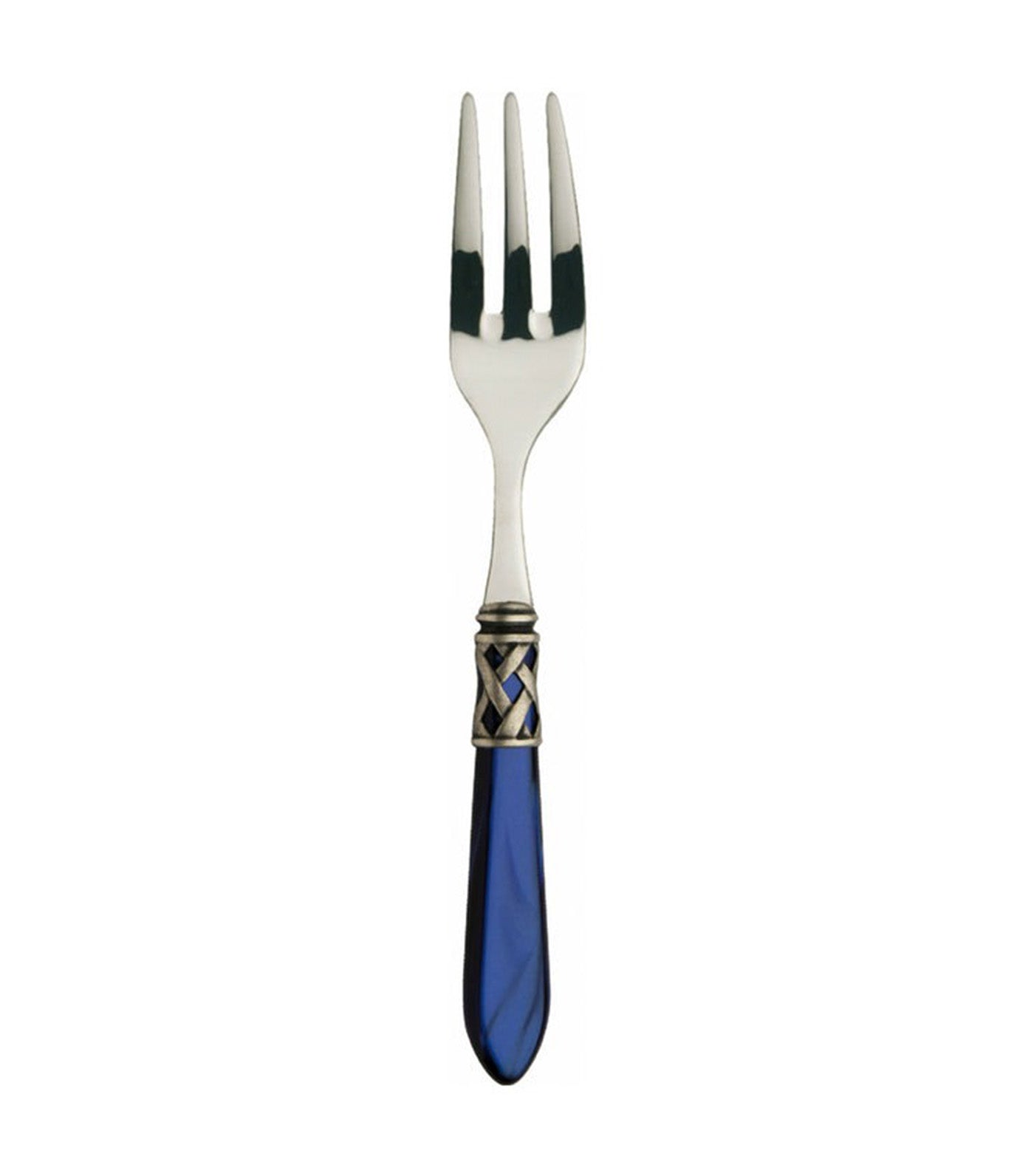 Aladdin Chromed Ring Cutlery Blue
