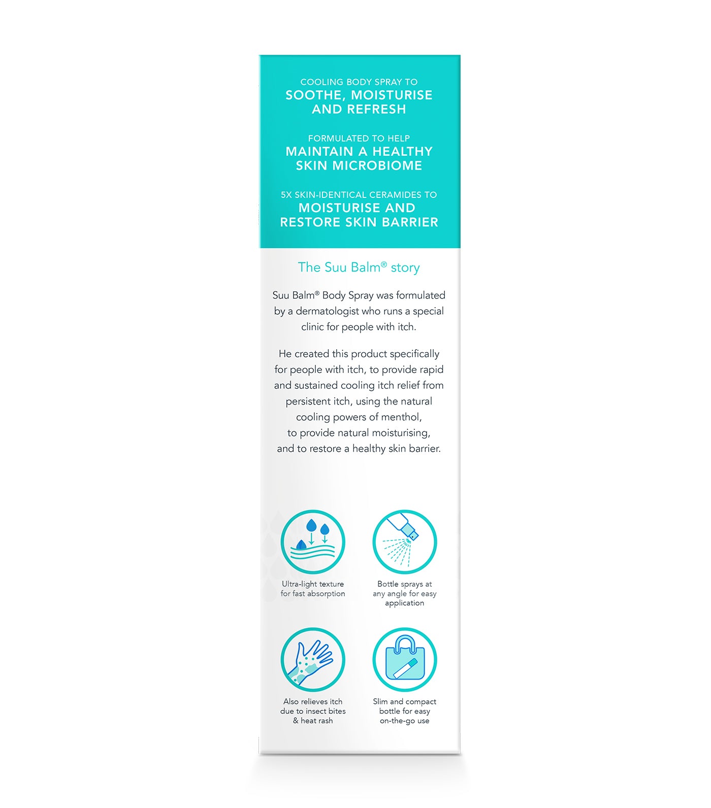 Body Care Moisturising Spray Rapid Itch Relief