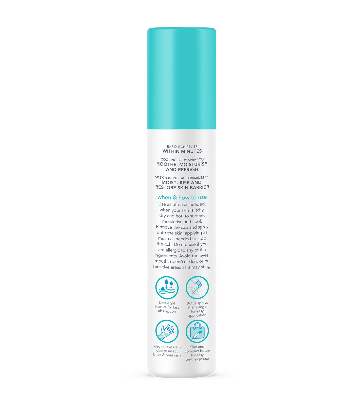 Body Care Moisturising Spray Rapid Itch Relief