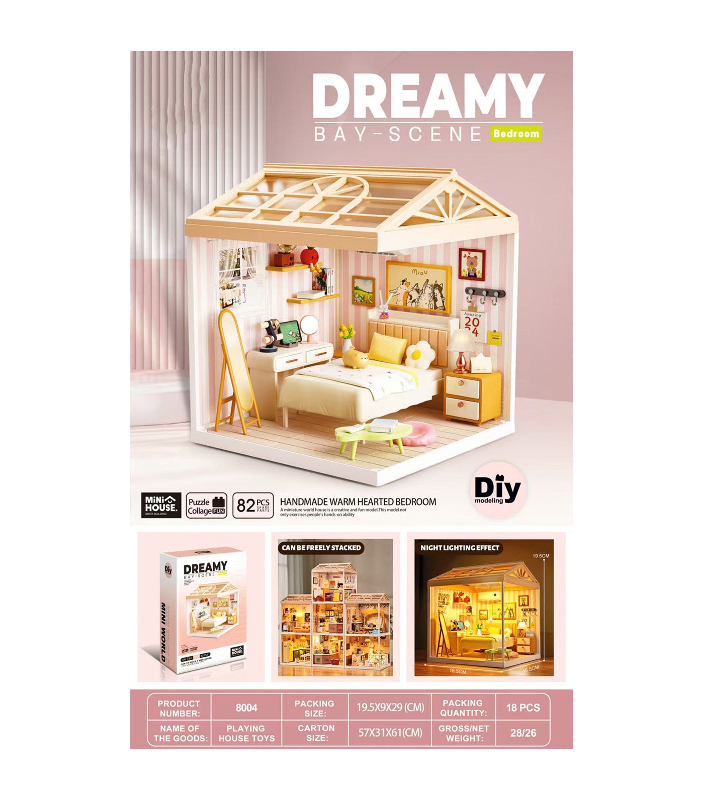 DIY Mini House - Luxurious Warm Family Bedroom