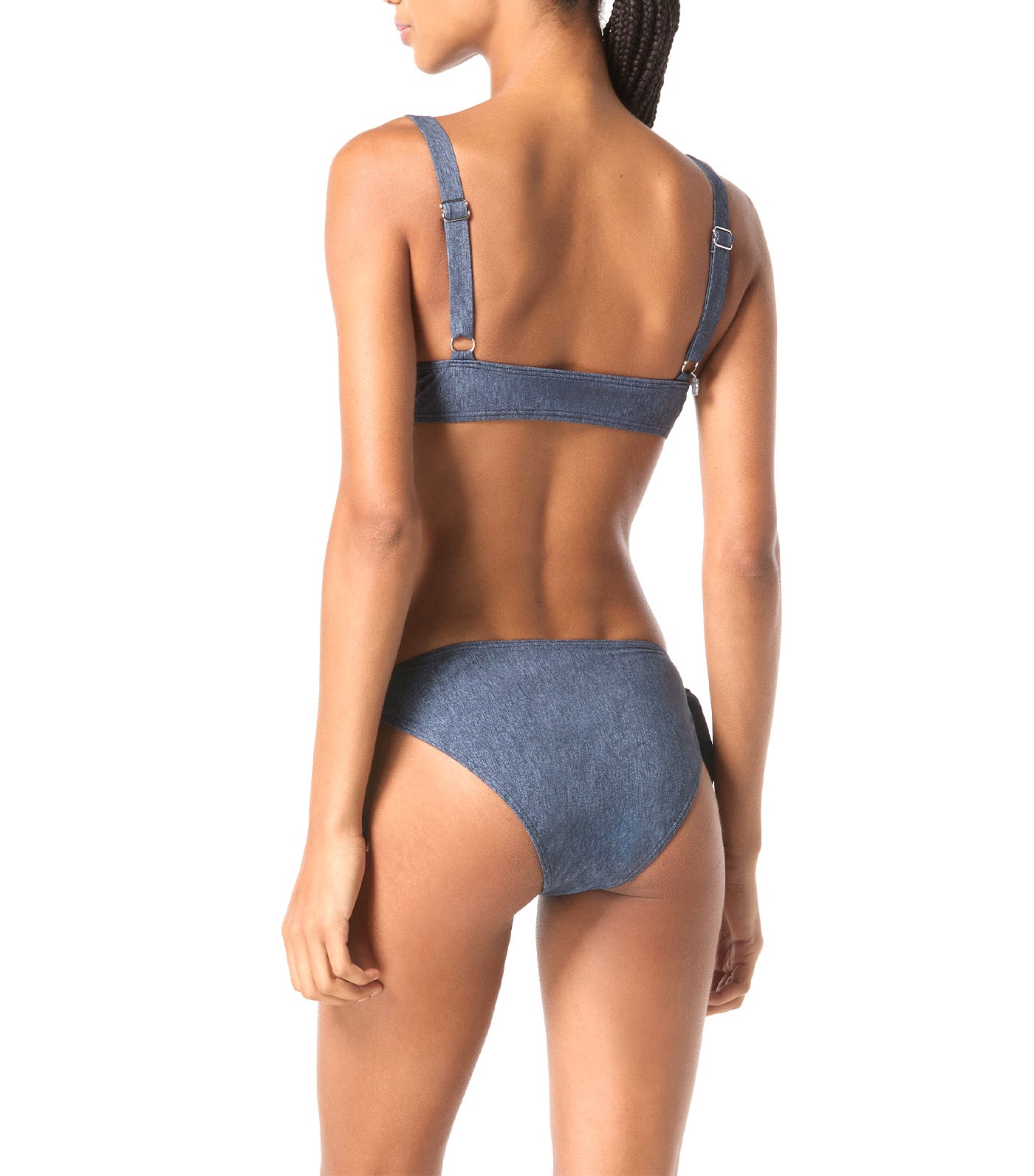 Grommet Bikini Top and Bottom New Navy