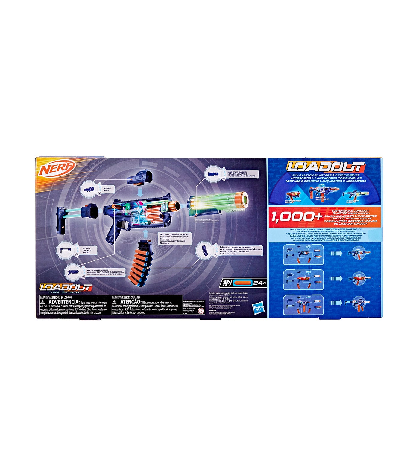 Nerf Loadout Cyberlight Ghost Blaster 