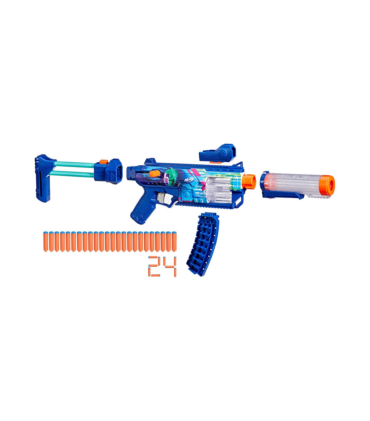 Nerf Loadout Cyberlight Ghost Blaster 