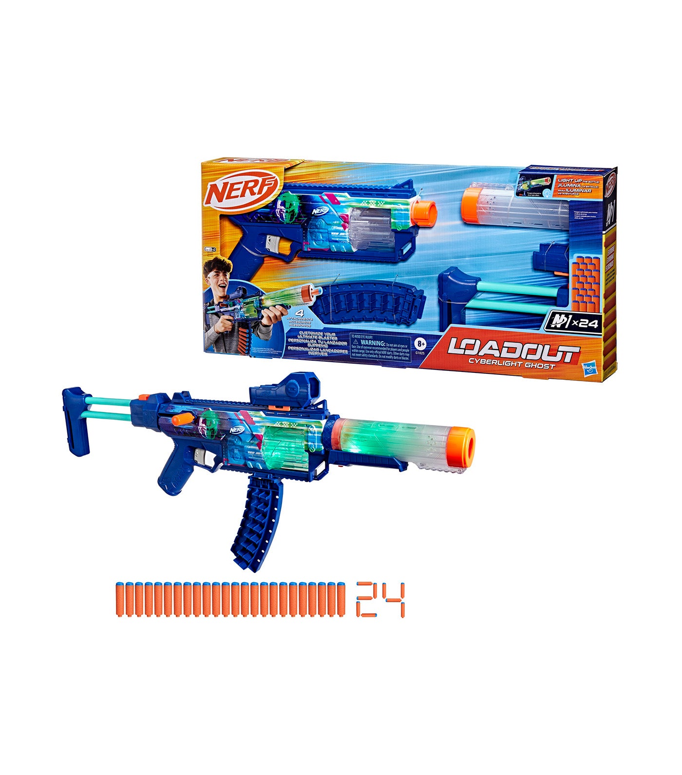 Nerf Loadout Cyberlight Ghost Blaster 