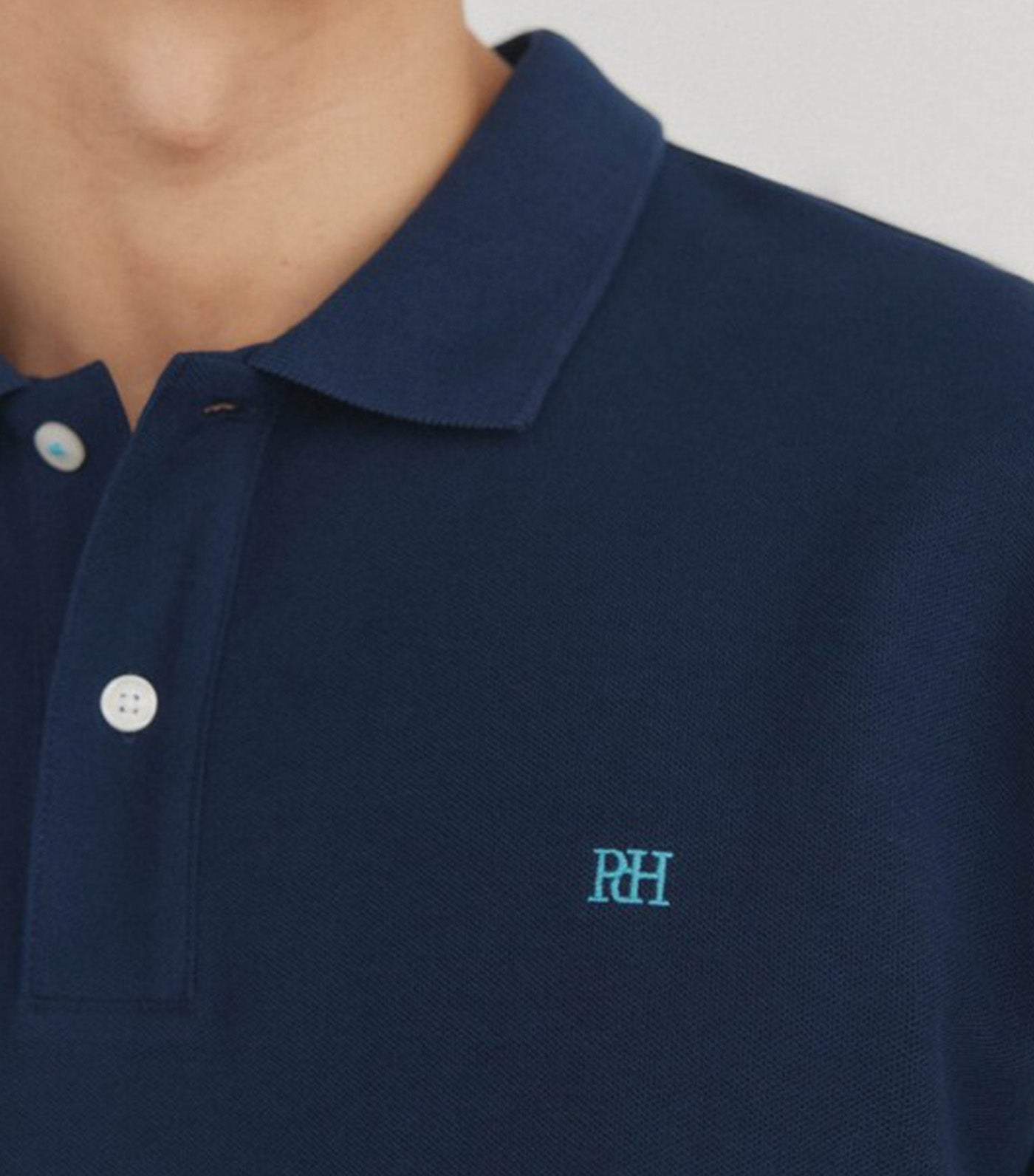Pedro del Hierro Basic Slim Polo Shirt Navy
