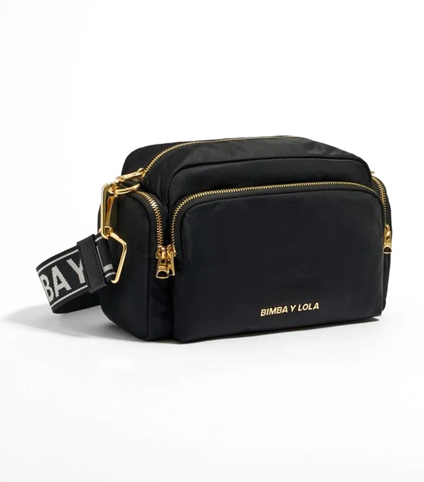 Medium Pocket Crossbody Bag Black