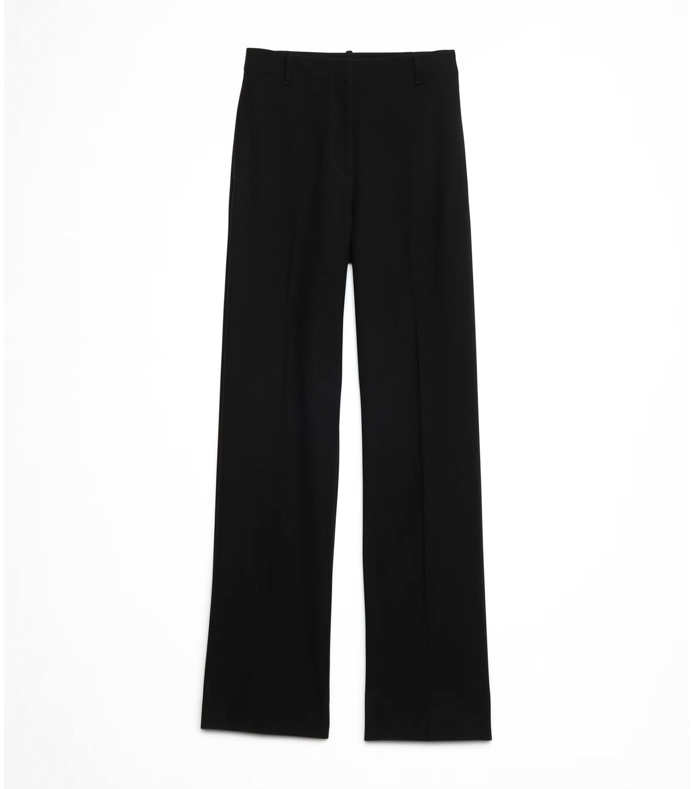 High-Rise Modern Straight Refined Pant