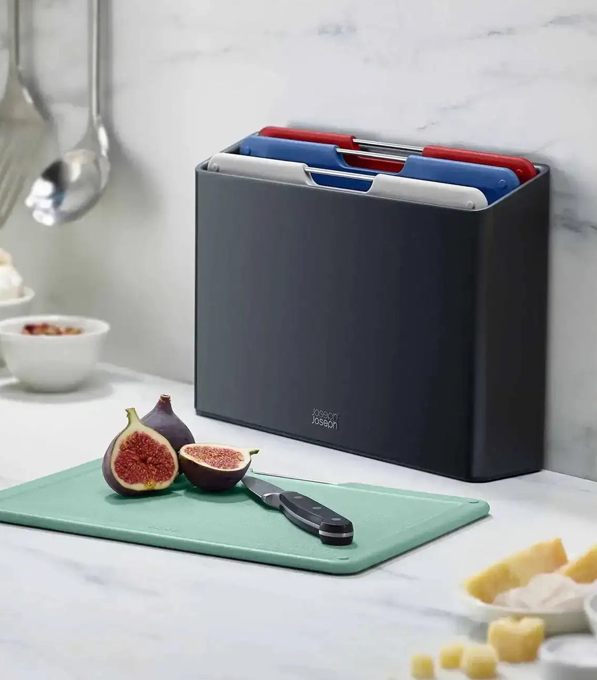 Folio Large Chopping Board Set Silver/Coast
