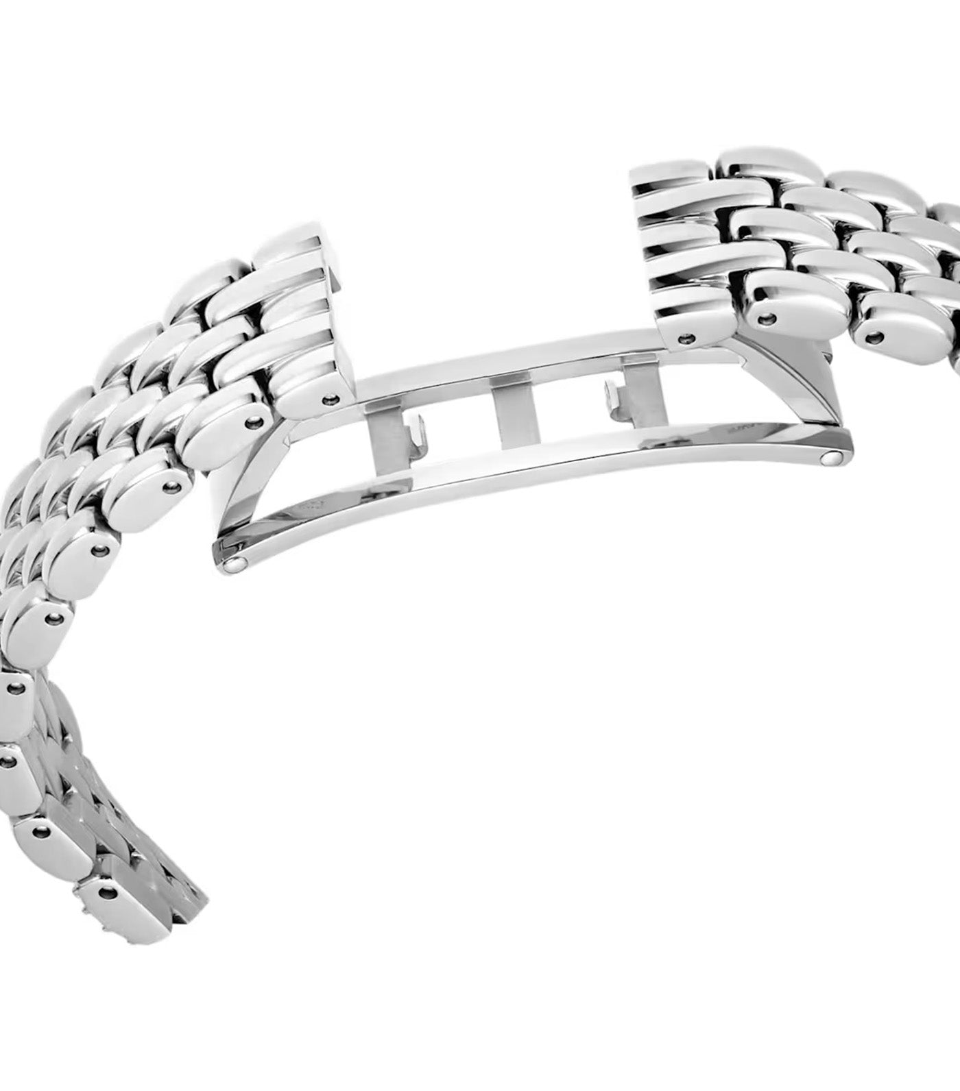 Dextera Octagon Watch Swiss Made, Metal Bracelet, Stainless Steel Silver