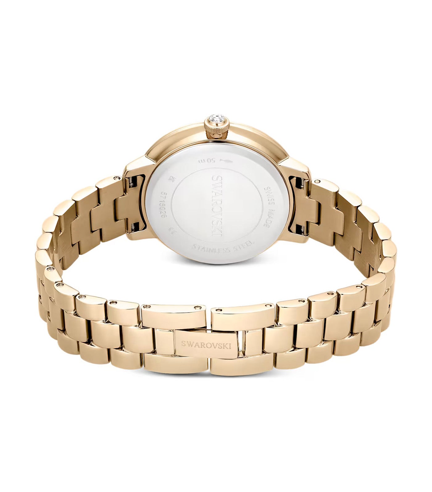 Matrix 3-Link Watch Swiss Made, Metal Bracelet, Champagne Gold-Tone Finish Gold