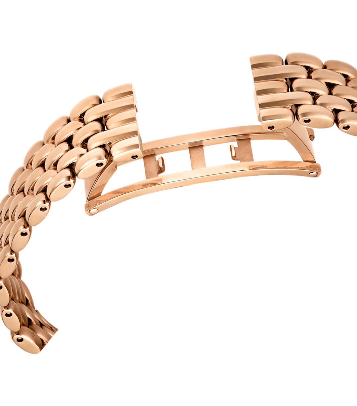 Imber Oval Watch Swiss Made, Metal Bracelet, Rose Gold-Tone Finish Gold