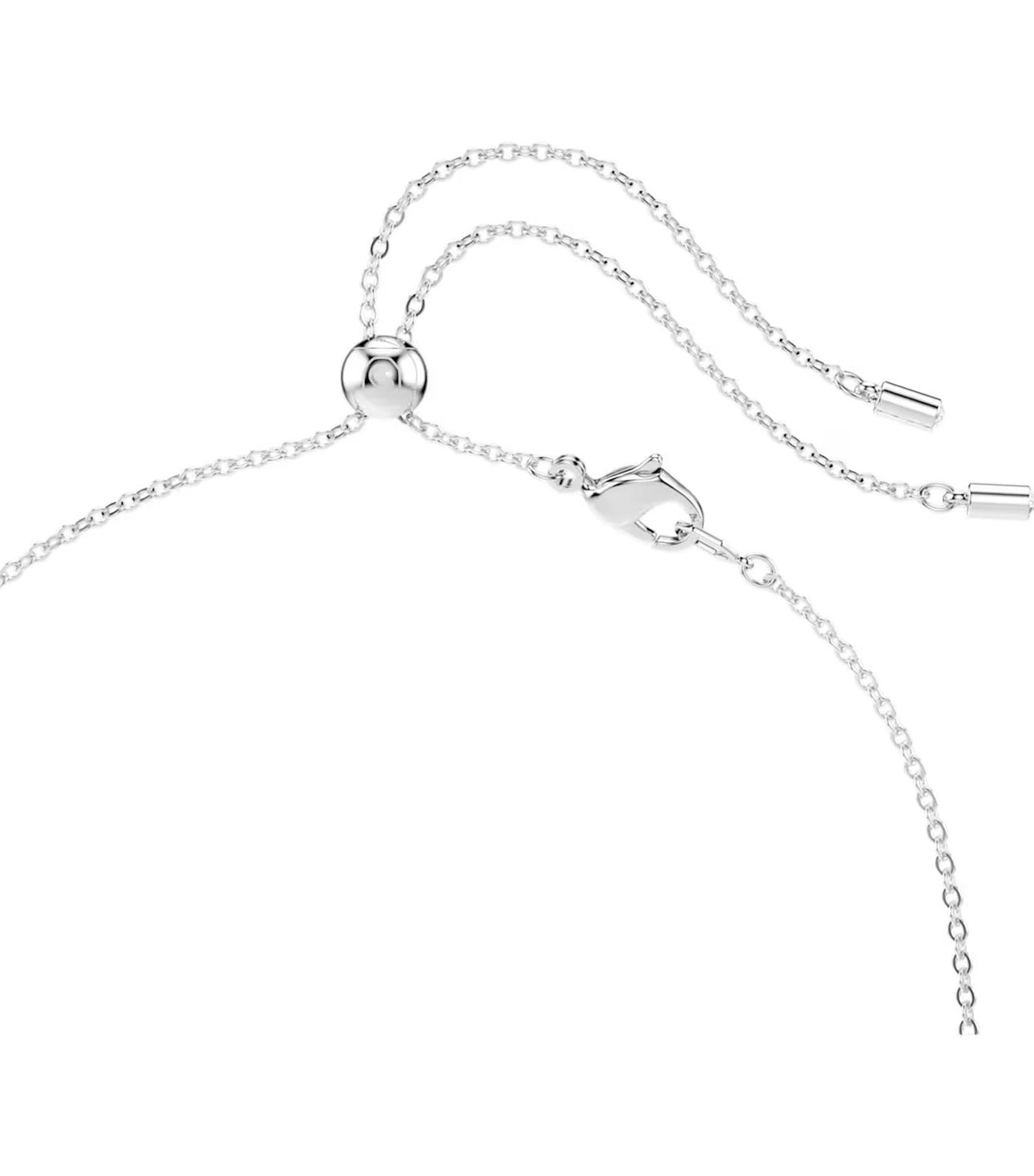Constella Necklace  Mixed Cuts, Rhodium Plated, White