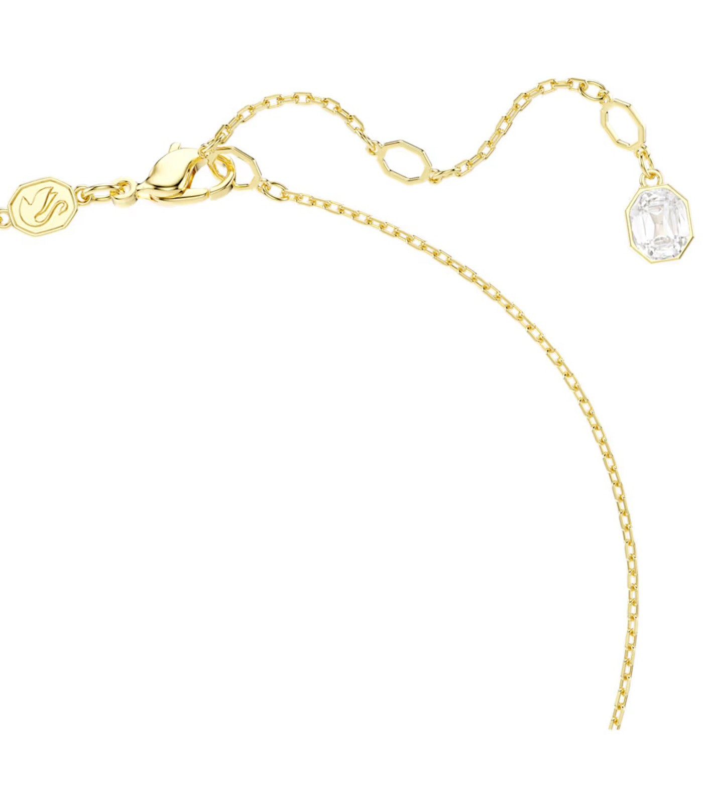 Idyllia Pendant Crystal Pearl, Mixed Cuts, Flower, Gold-Tone Plated, Multicolored