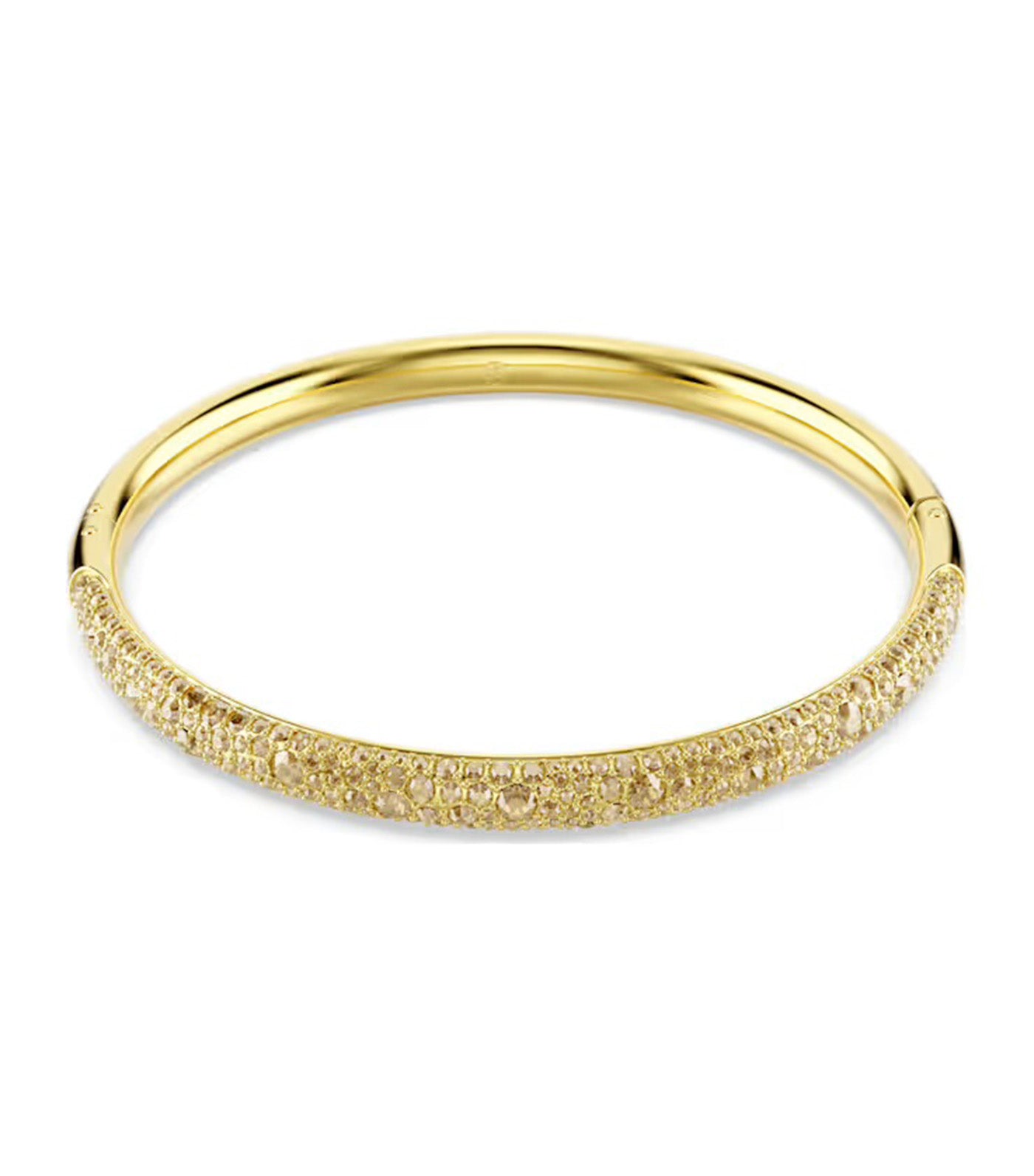 Swarovski Sublima Bangle Snow Pavé, Gold Tone, Gold-Tone Plated