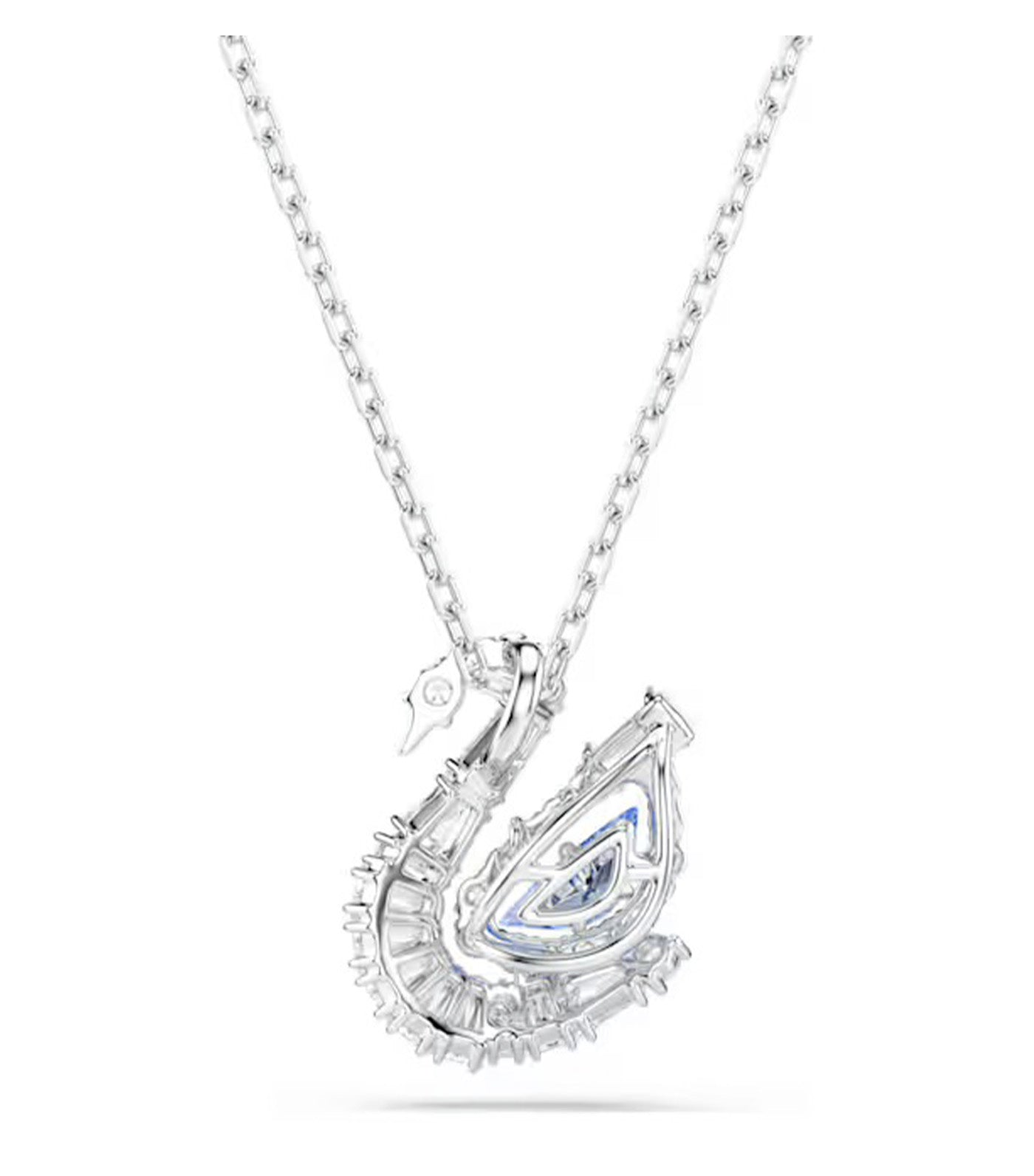 Swarovski Swan Pendant Mixed Cuts, Swan, Blue