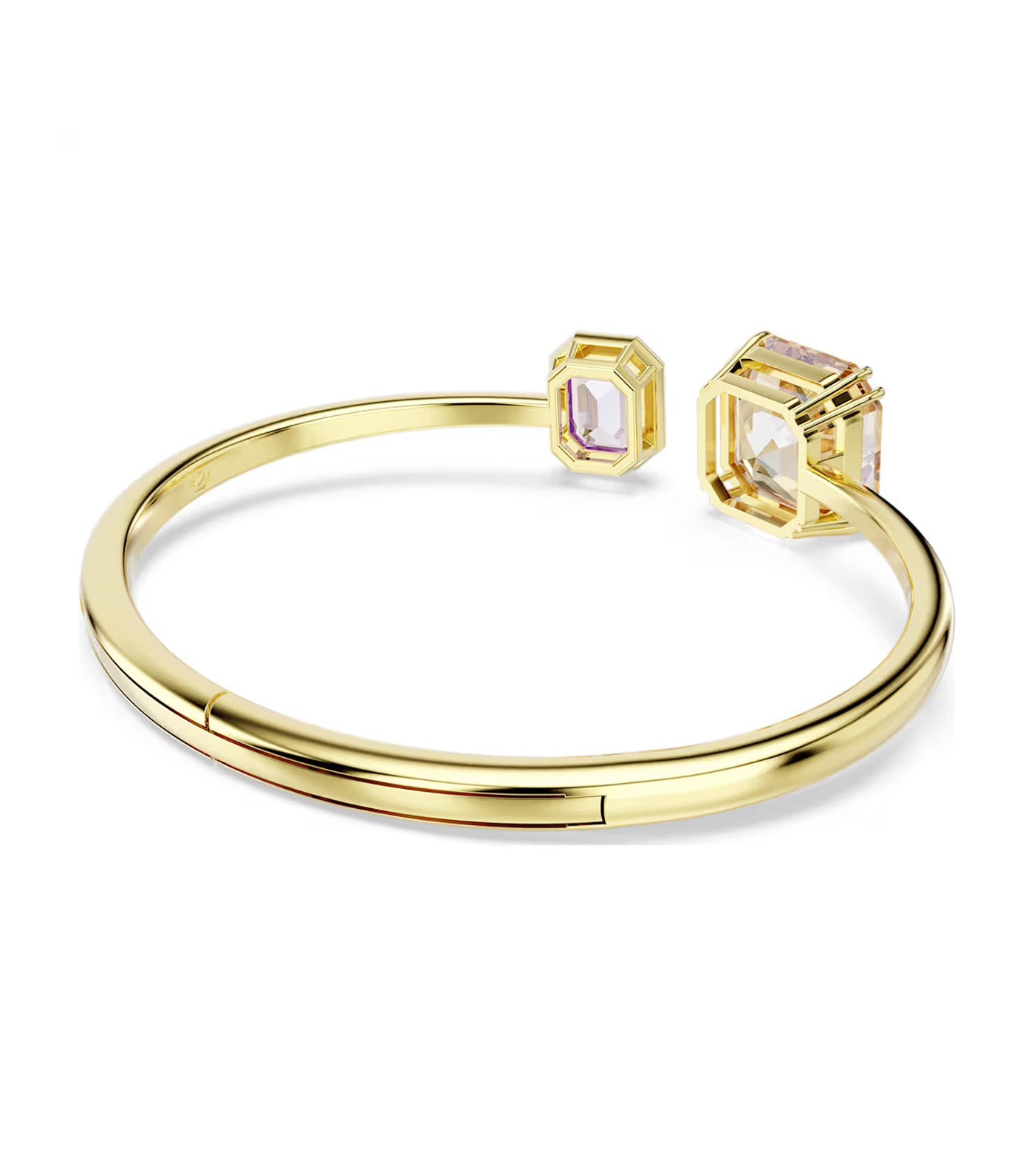 Millenia Bangle Octagon Cut, Multicolored, Gold-Tone Plated
